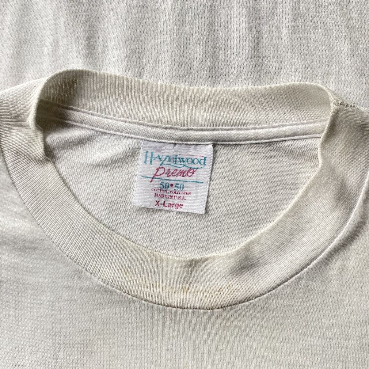 Haze HAZE LWOOD Premo White Logo Print Crew Neck Tee Size US XL / EU 56 / 4 - 19 Thumbnail