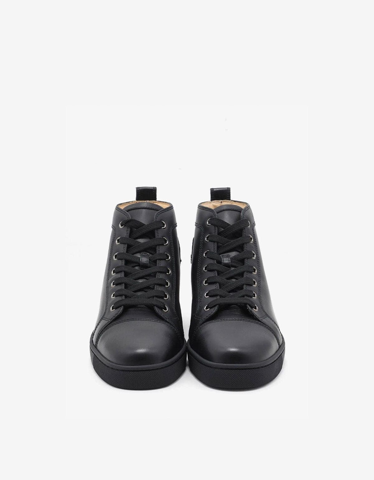Christian Louboutin Christian Louboutin Louis Flat Calf Black High Top Trainers Size US 6 / EU 39 - 5 Thumbnail