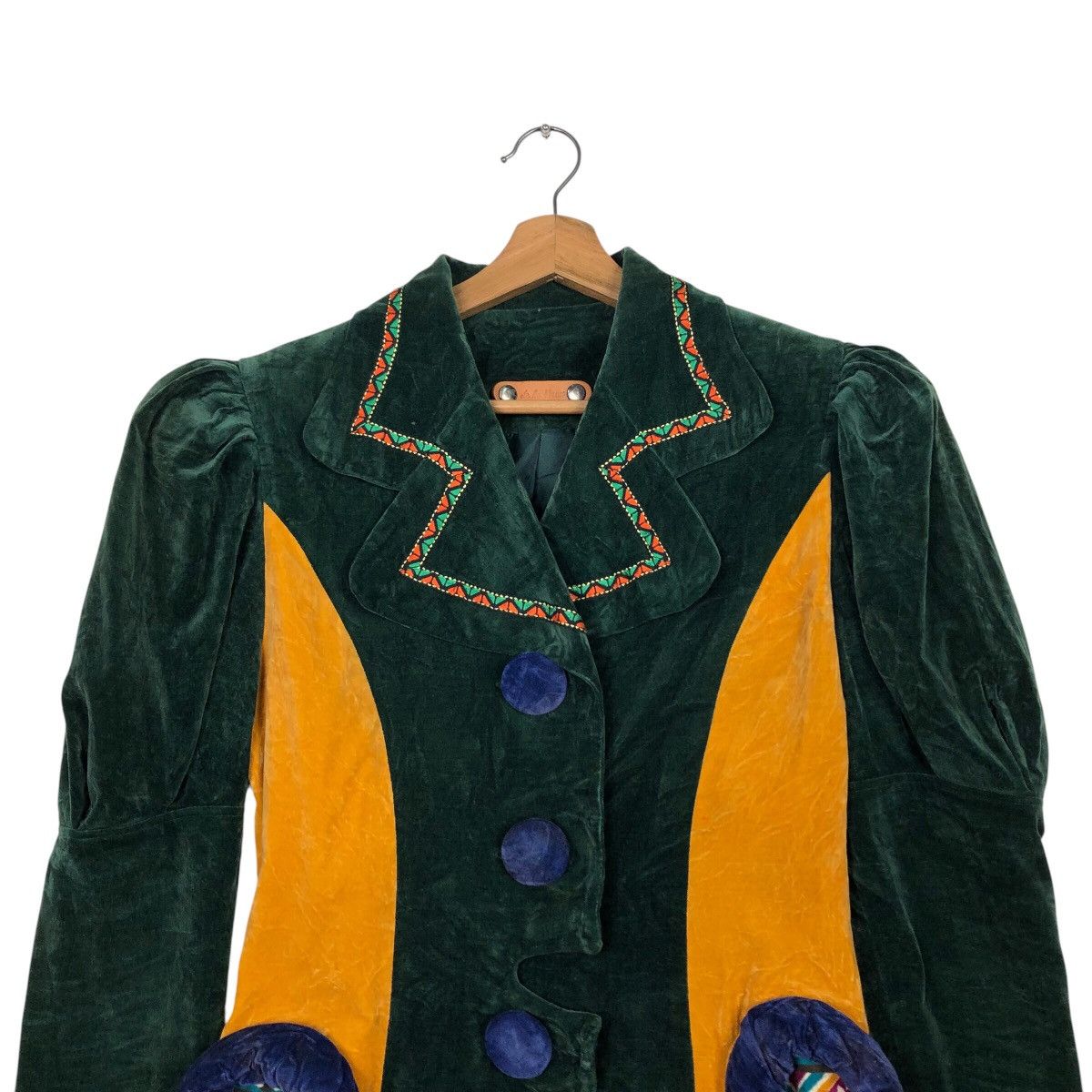 Japanese Brand 📌Vintage Chore Velvet Jacket De La Vianse Issey Miyake Size US M / EU 48-50 / 2 - 4 Thumbnail