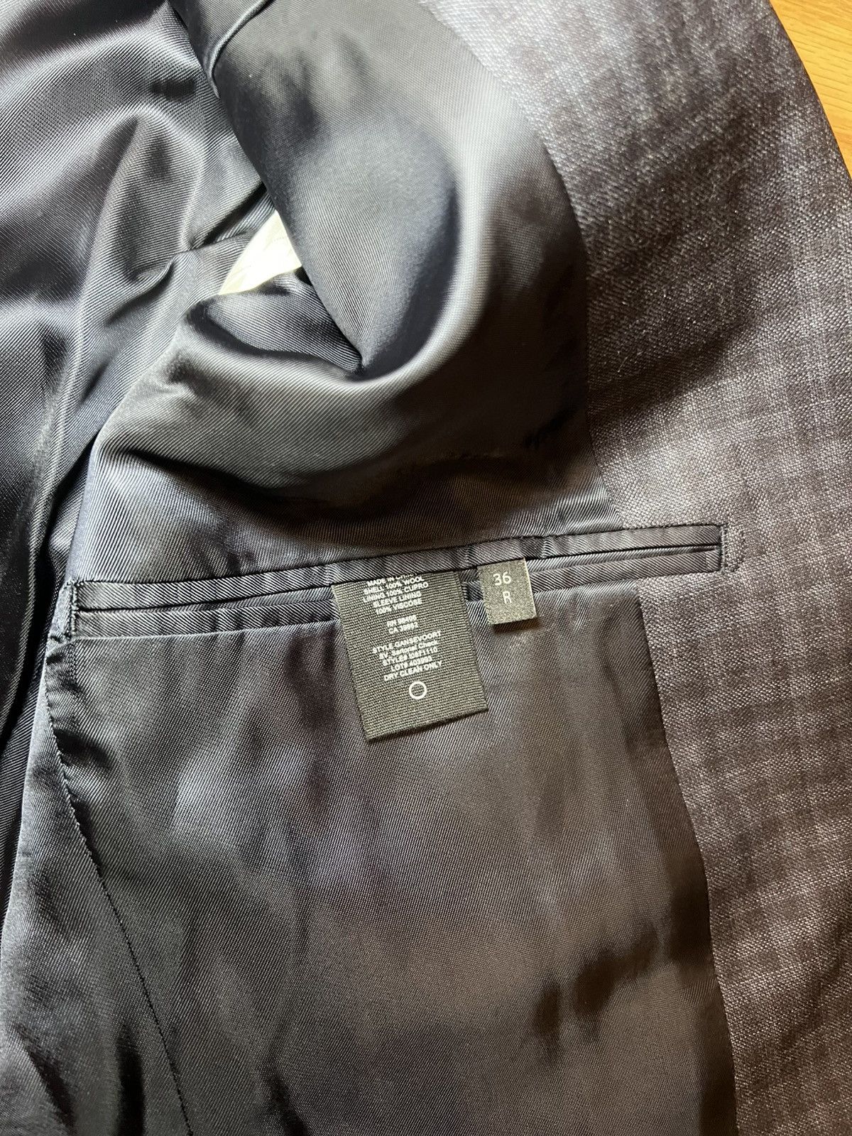 Theory Theory Gansevoort Navy Wool Suit 36R 28W Size 36R - 5 Thumbnail