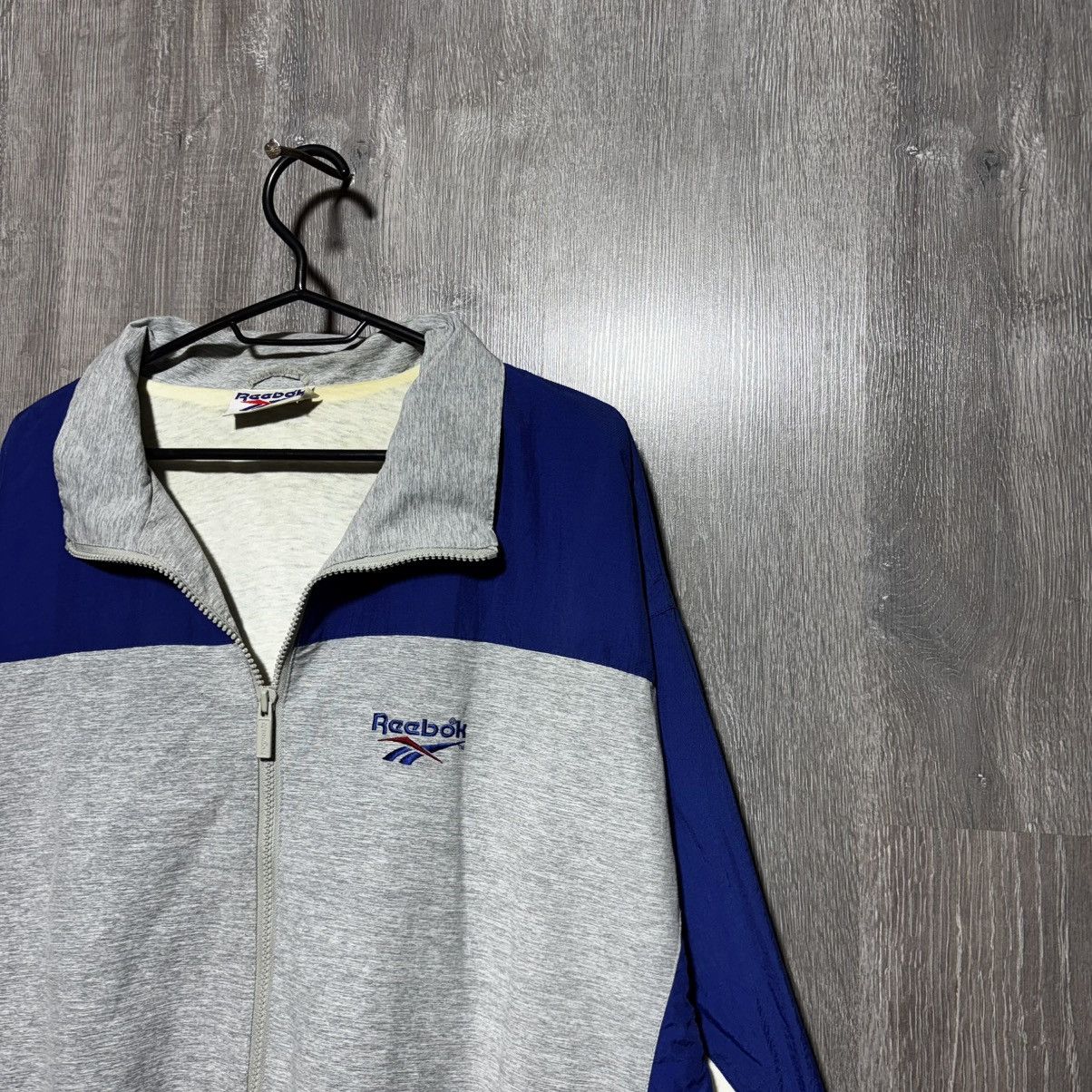 Reebok Vintage Reebok Logo Nylon Track Jacket Size Large 80s Size US L / EU 52-54 / 3 - 2 Thumbnail