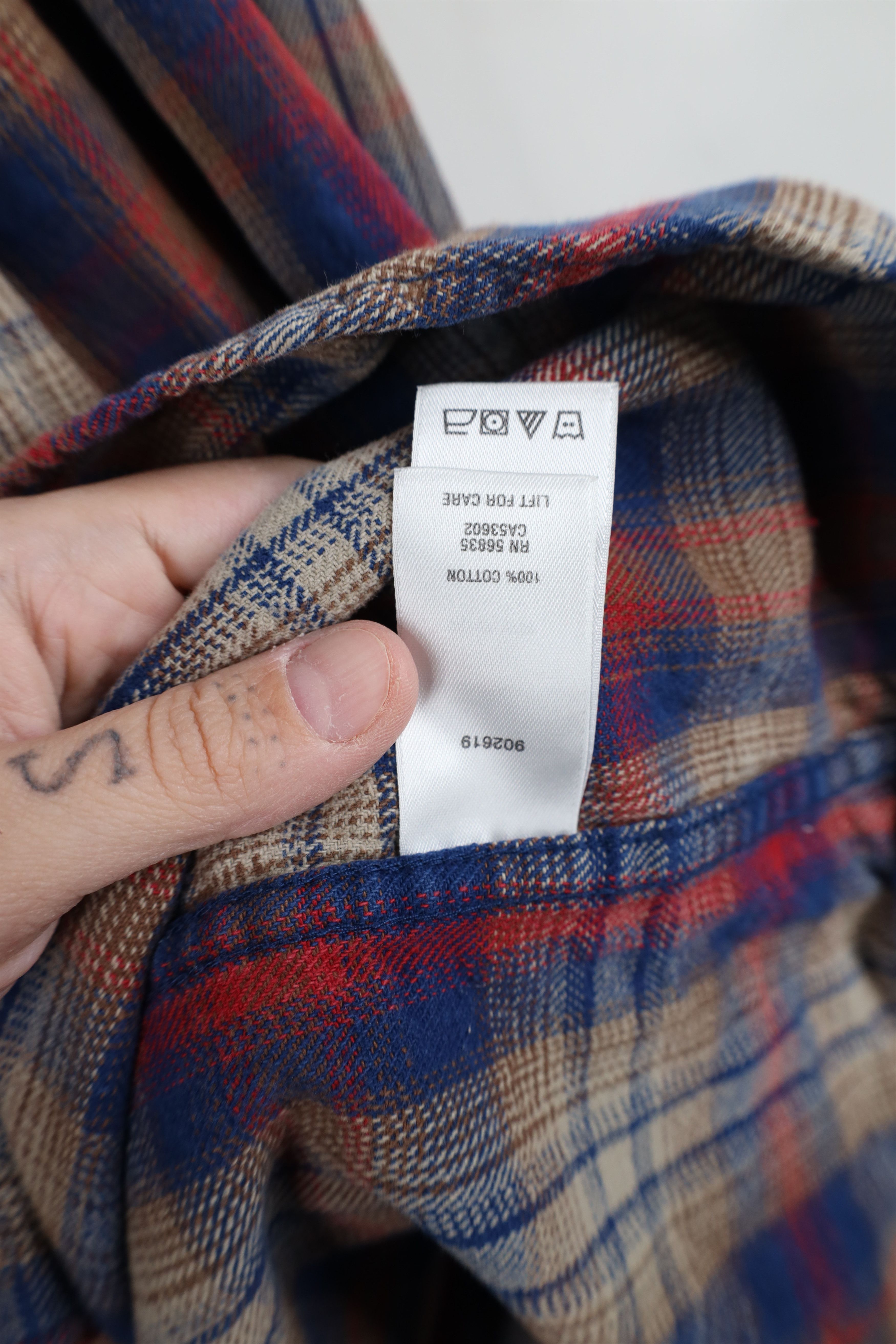Cabelas Vintage Cabelas Heavyweight Flannel Button Down Shirt Plaid Size US XXL / EU 58 / 5 - 9 Thumbnail