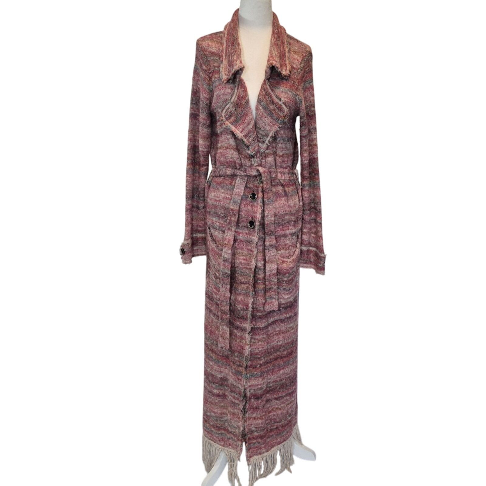 Free People Free People Red Desert Sunrise Duster Cardigan Sweater Small Size S / US 4 / IT 40 - 5 Thumbnail
