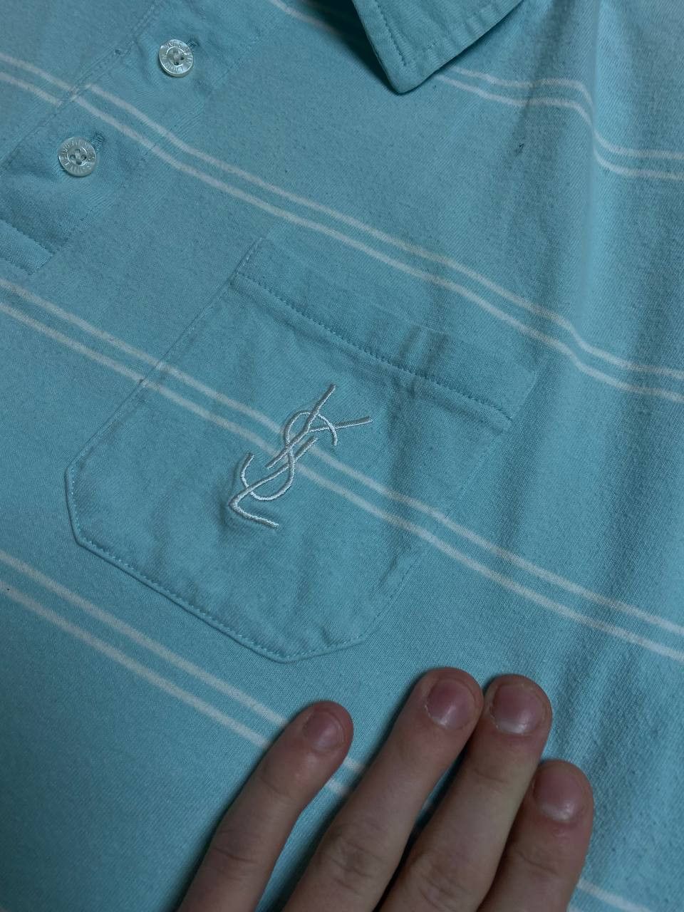 Vintage × Yves Saint Laurent Vtg YSL Yves SAINT LAURENT Paris Polo Size US XXL / EU 58 / 5 - 19 Thumbnail