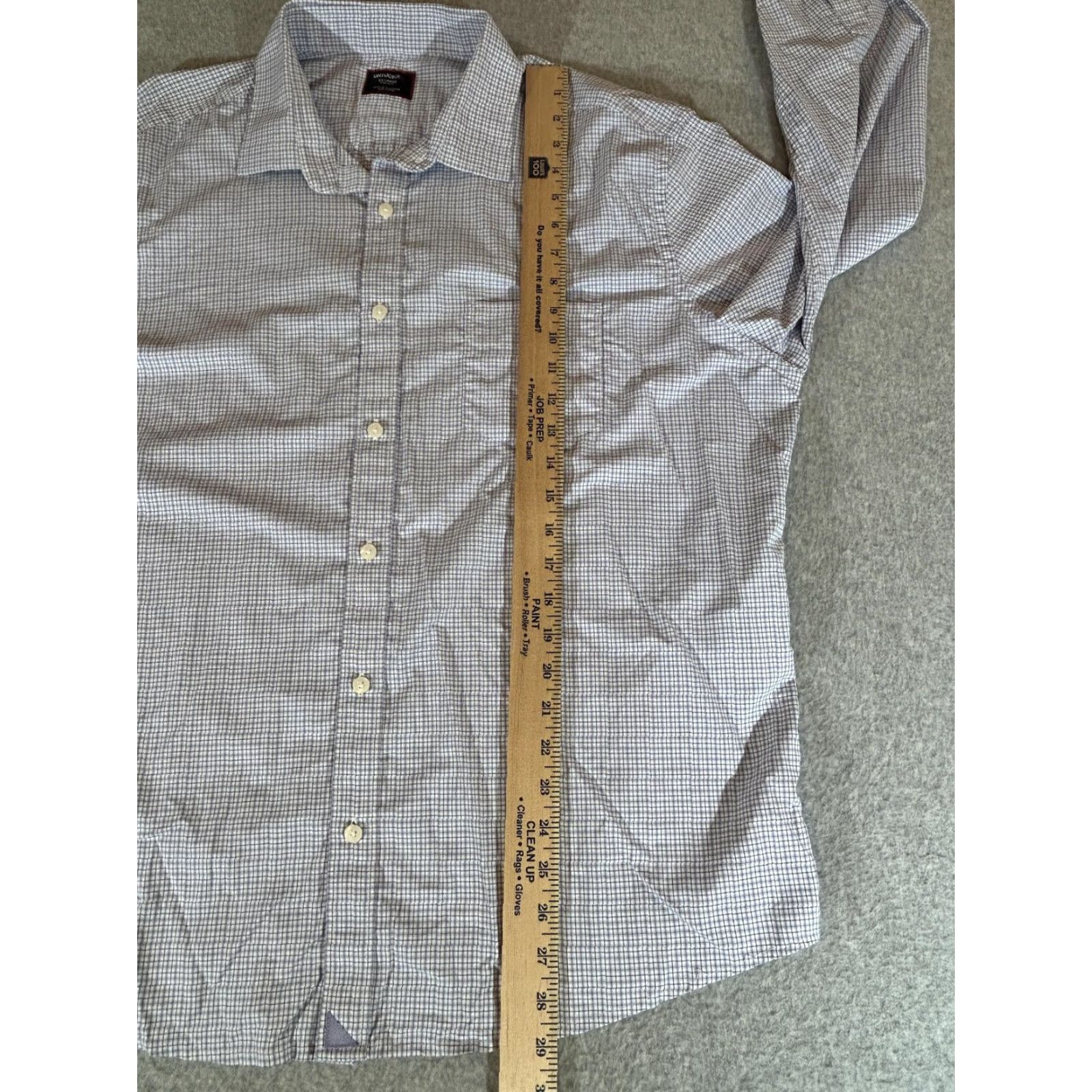 UNTUCKit UNTUCKit Shirt Men 2XL White Performance Rogers Long Sleeve Stretch Button XXL Check Size US XXL / EU 58 / 5 - 5 Thumbnail