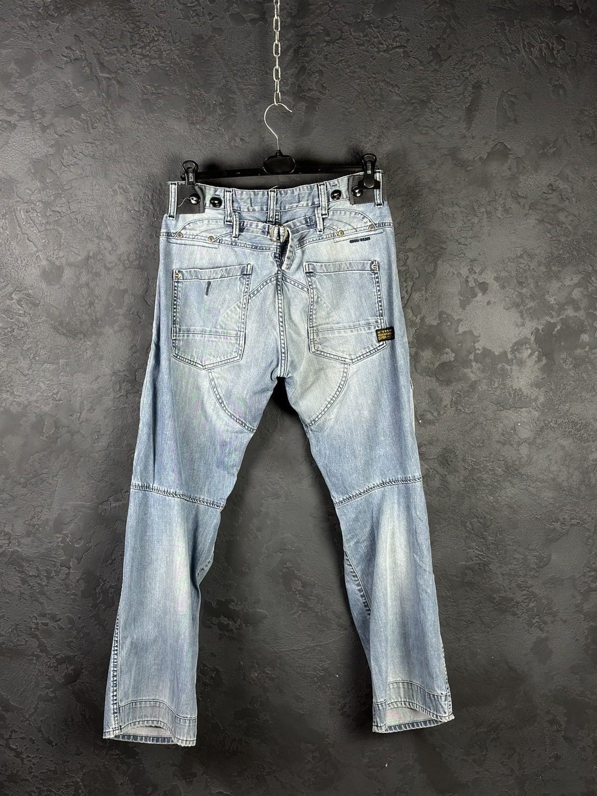 G-Star × Japanese Brand Vintage pants G Star Raw y2k dDenim Flared Baggy Japan Style Size US 34 / EU 50 - 5 Thumbnail