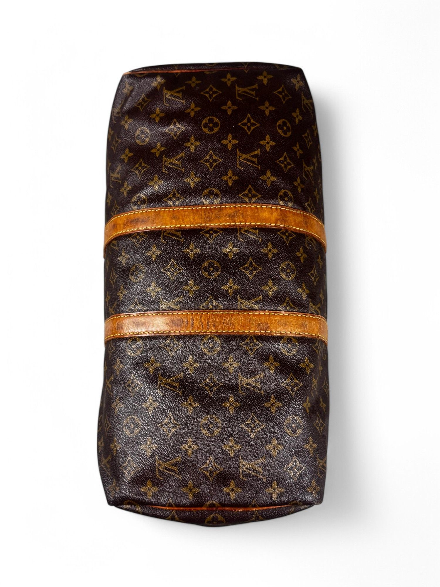 Louis Vuitton Louis Vuitton - Keepall 50 Boston Brown Leather Luggage Size ONE SIZE - 7 Thumbnail
