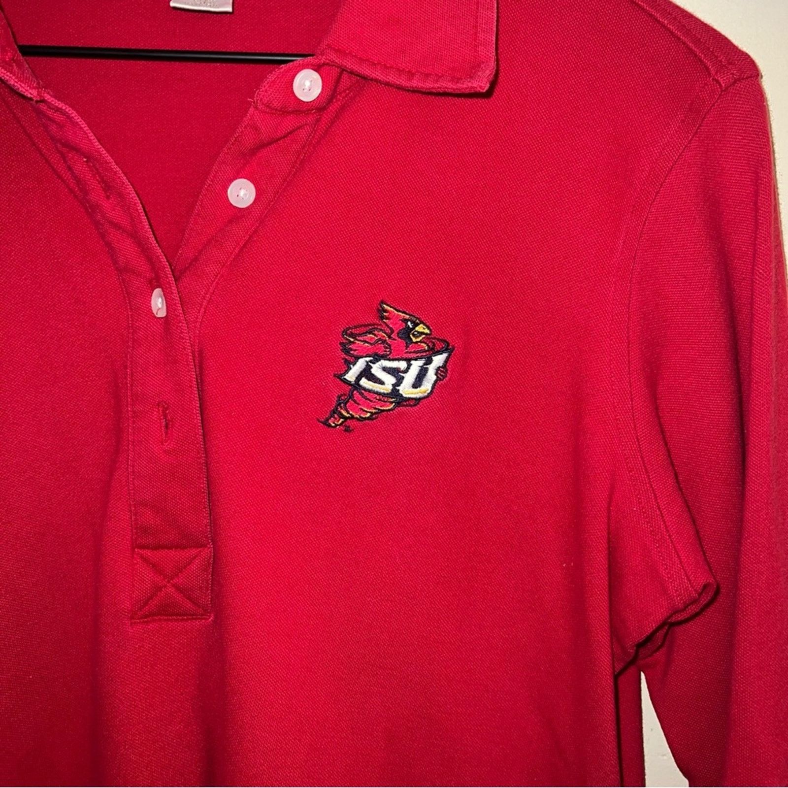 Antigua VNTG ANTIGUA IOWA STATE UNIVERSITY 80s embroidered shirt L Size L / US 10 / IT 46 - 4 Thumbnail