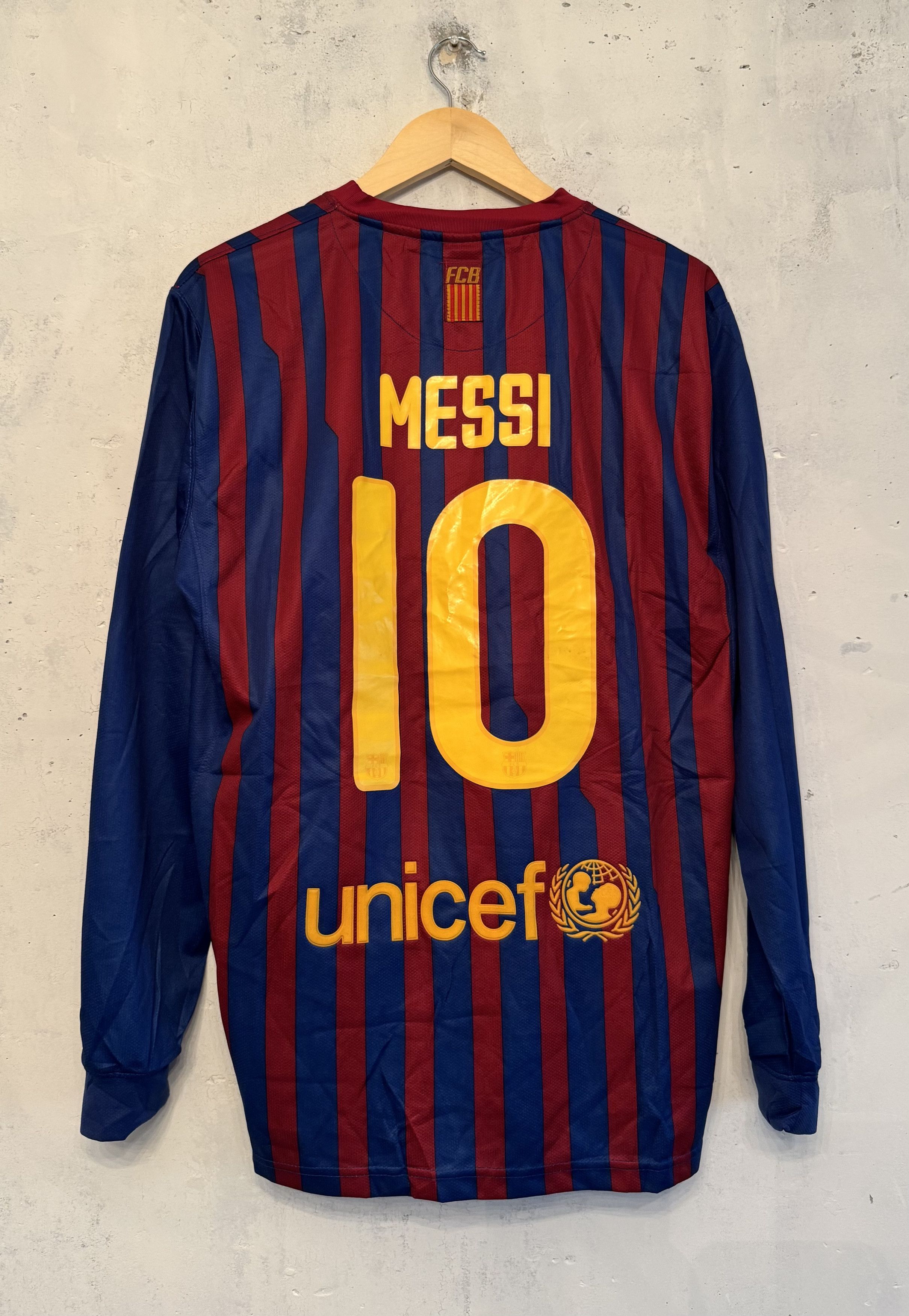 Vintage Barcelona 2011 2012 Messi #10 Home Football Soccer Jersey Size US L / EU 52-54 / 3 - 1 Thumbnail