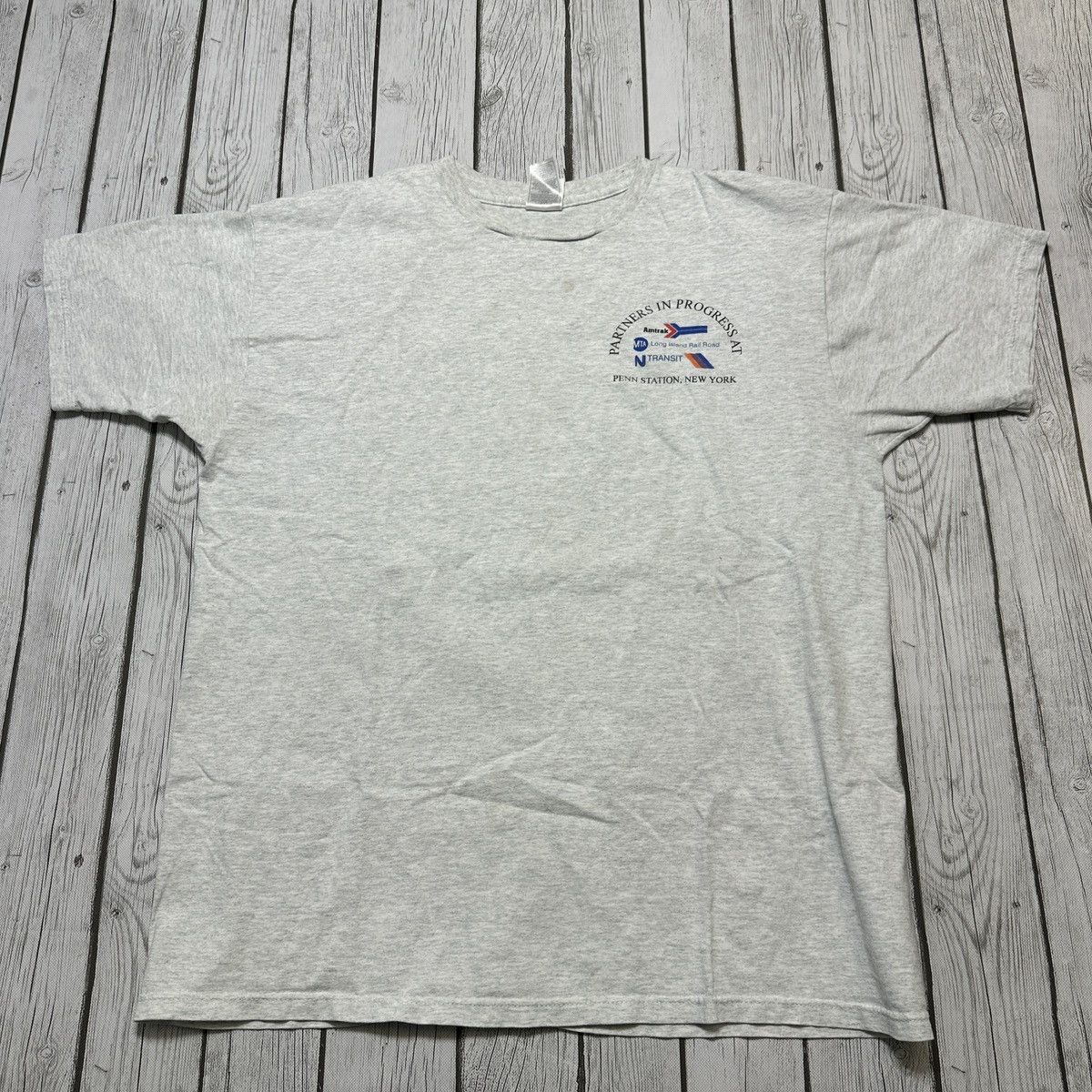 Fruit Of The Loom × Vintage Vintage Penn Station tee Size US XL / EU 56 / 4 - 2 Thumbnail