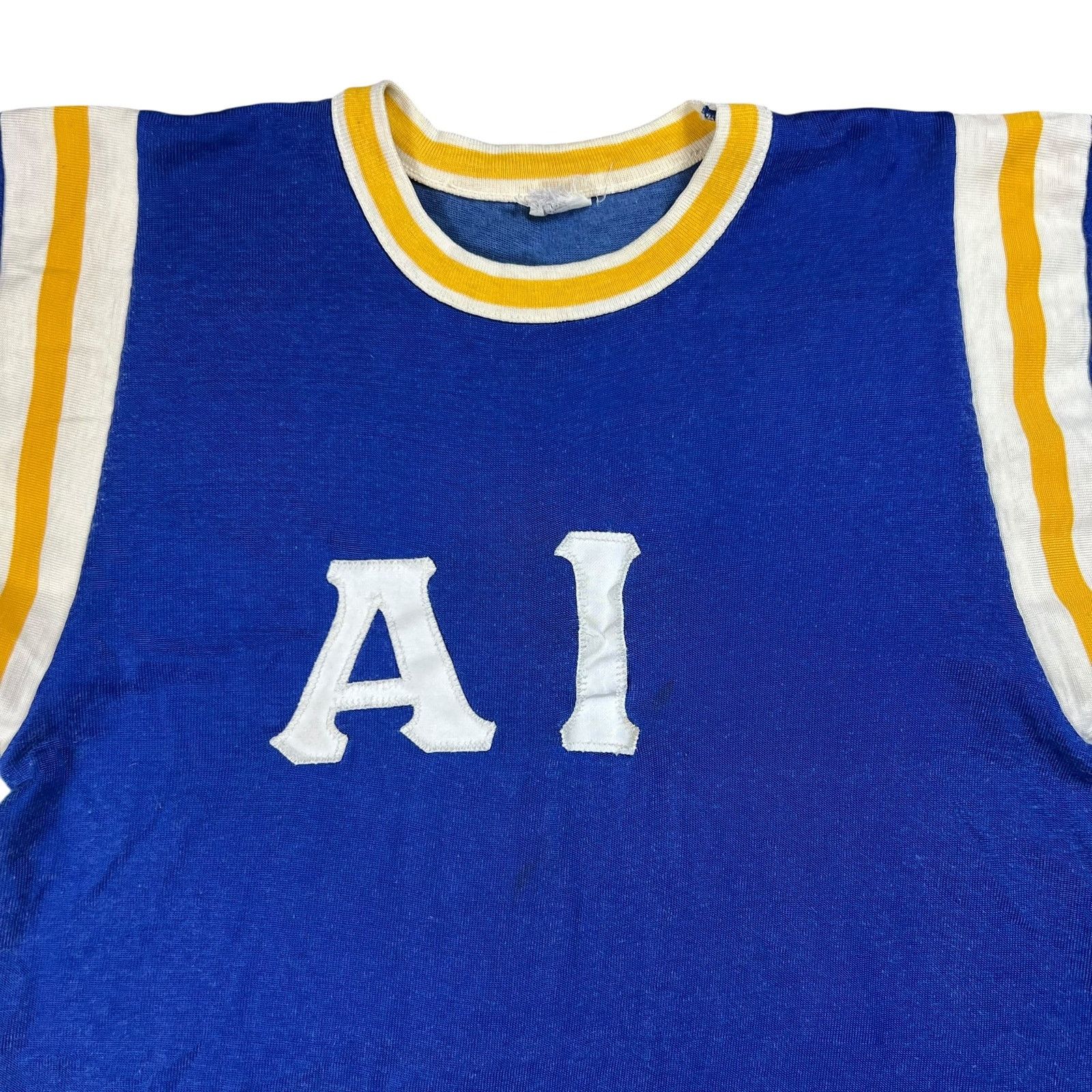 Vintage Vintage 1960s AI “SUZIE” sorority jersey tee shirt (S/M) Size US S / EU 44-46 / 1 - 2 Thumbnail