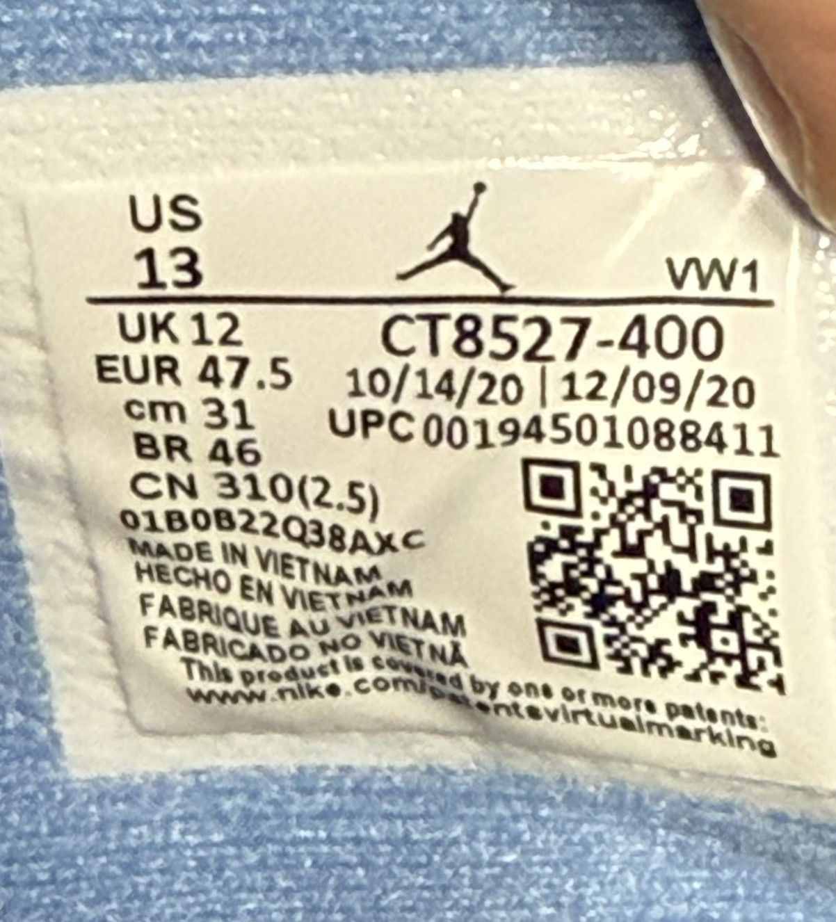 Jordan Brand Size 13 - Jordan 4 Retro Mid University Blue UNC Nike Air Size US 13 / EU 46 - 7 Thumbnail