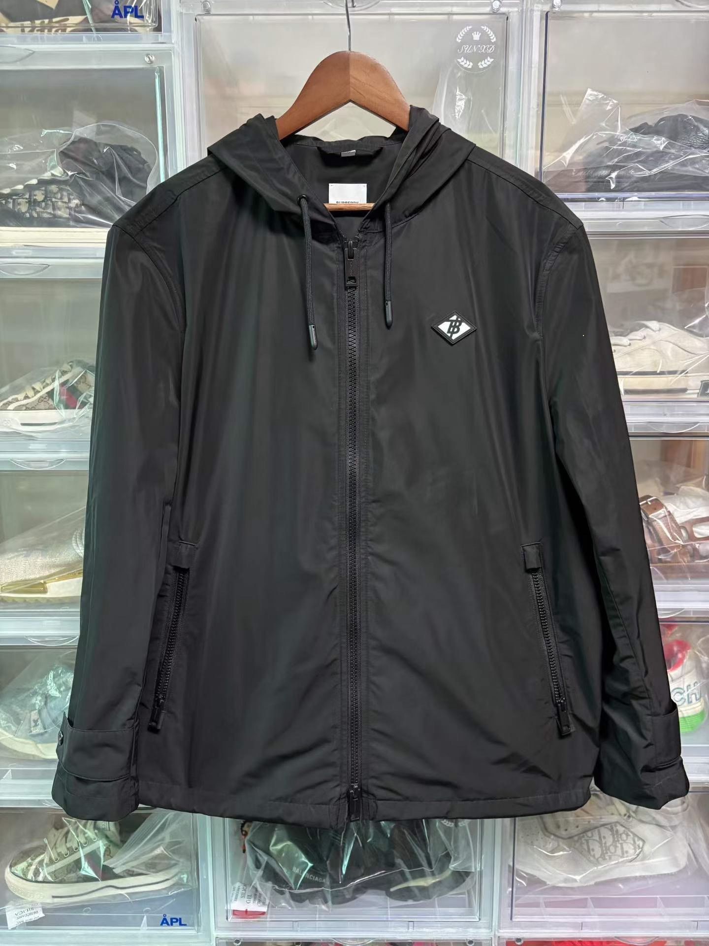 Burberry Burberry Logo Patch Hooded Jacket Size 50 Size US M / EU 48-50 / 2 - 1 Thumbnail