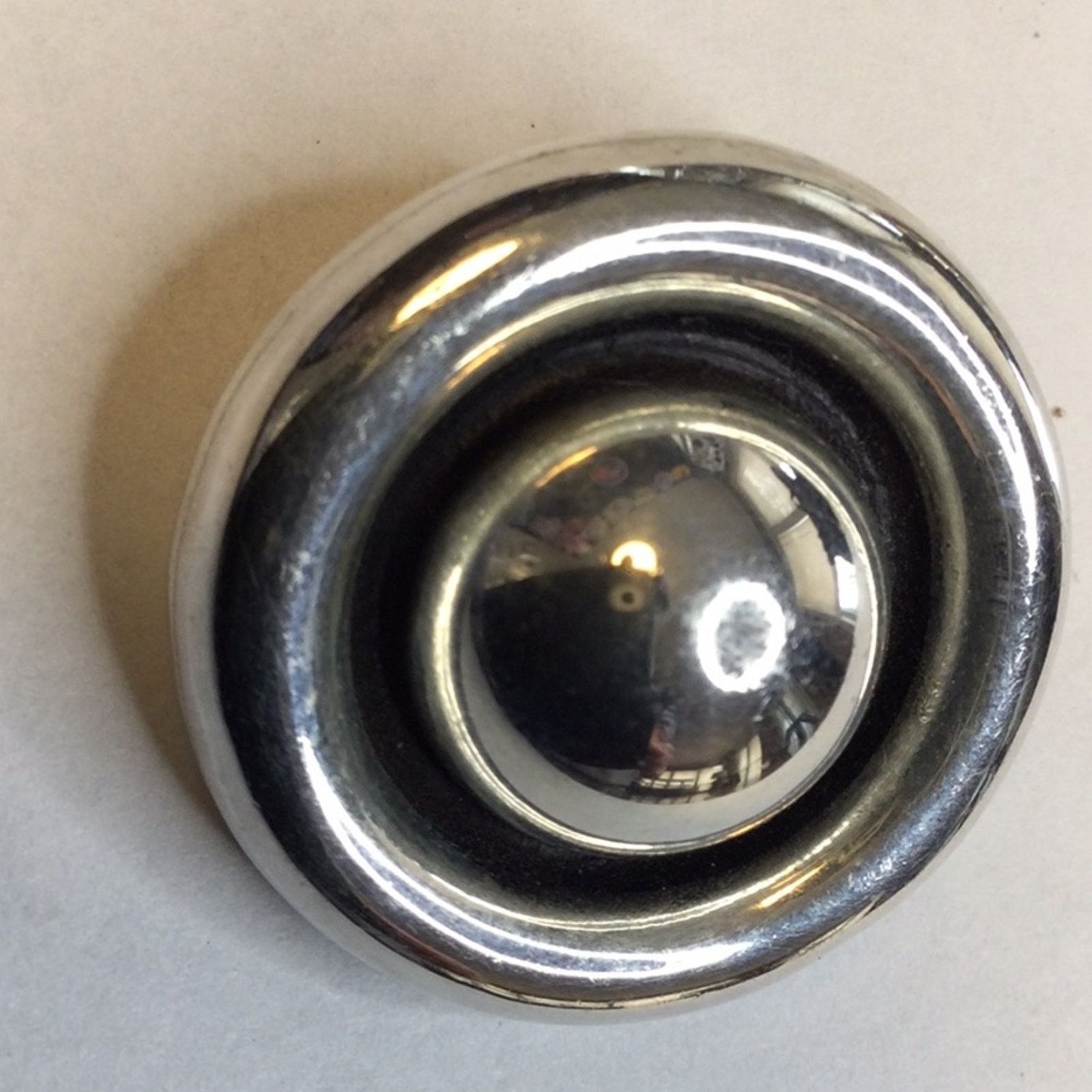 Other Sterling Silver & Black Vintage Round Clip-On Earrings Size ONE SIZE - 3 Thumbnail