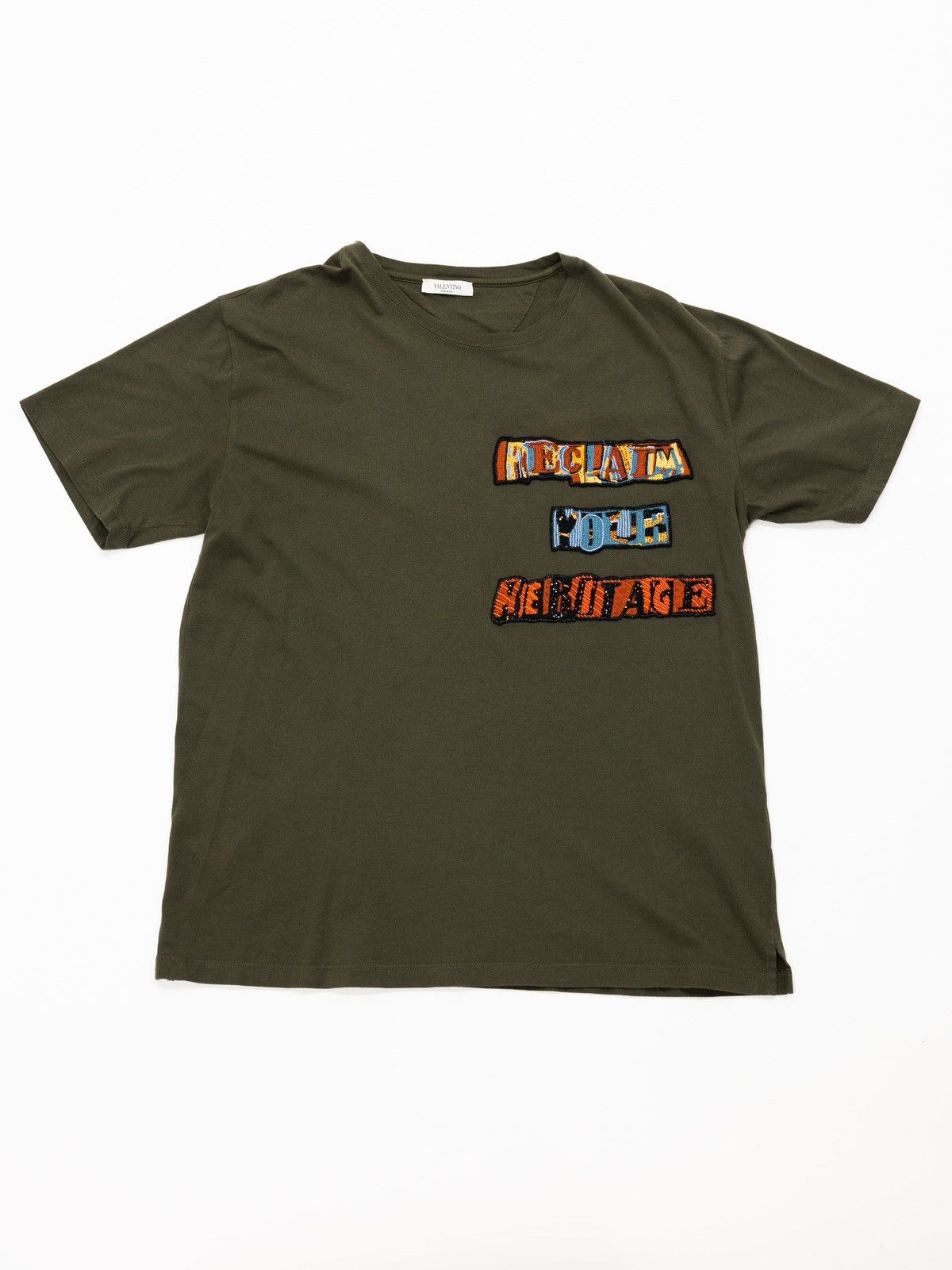 Valentino Valentino Beaded Patch Tee Size US XL / EU 56 / 4 - 1 Thumbnail