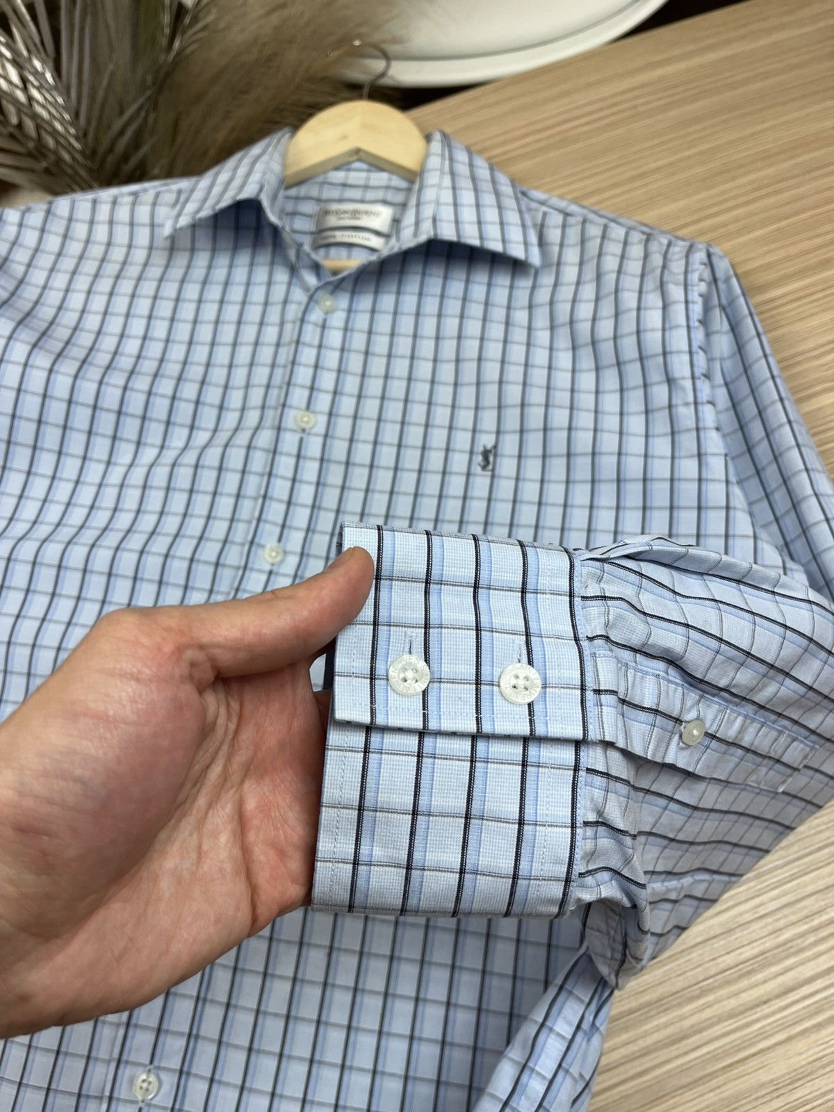 Vintage × Yves Saint Laurent Very crazy Vintage YSL Shirt Size US M / EU 48-50 / 2 - 6 Thumbnail