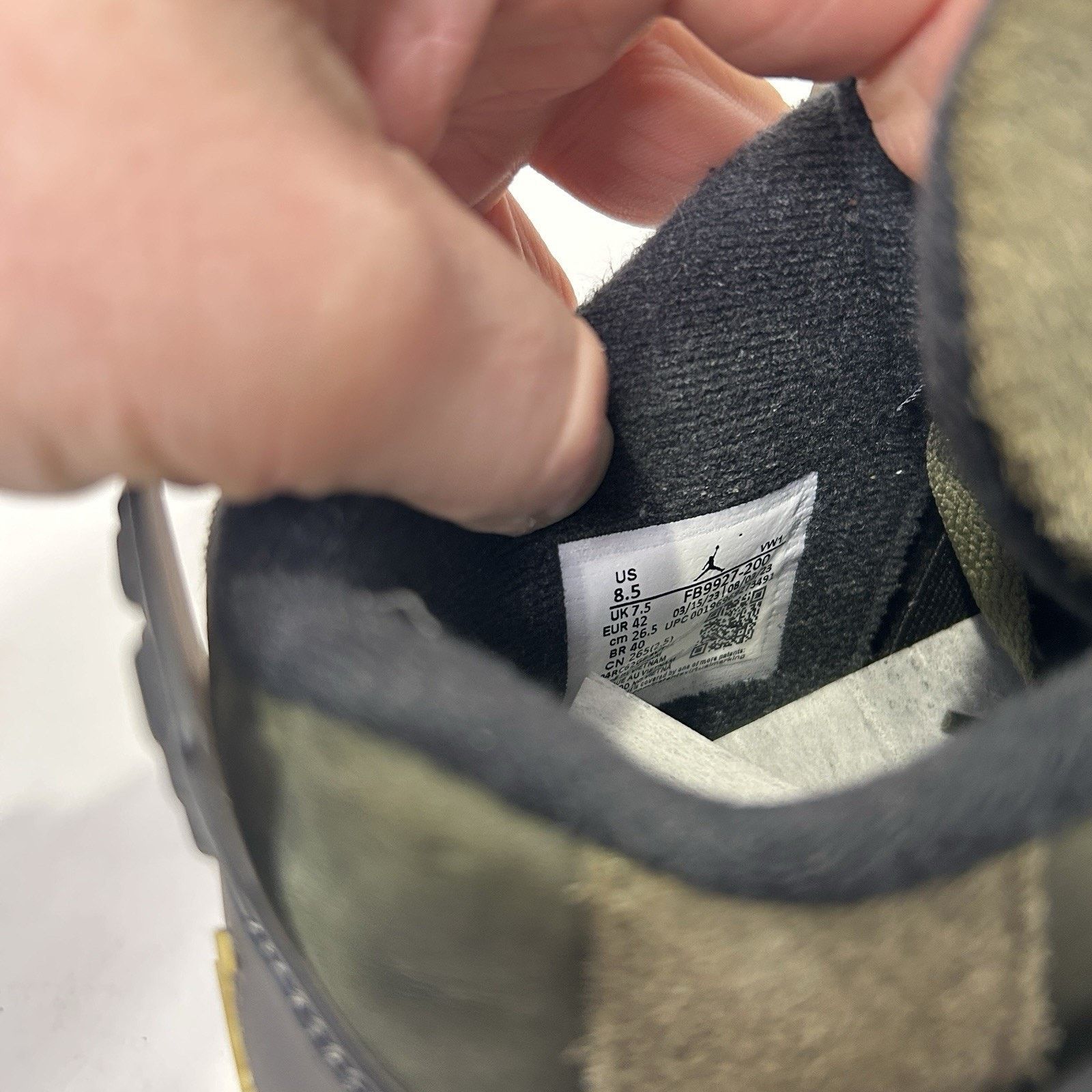 Jordan Brand Nike Air Jordan 4 Retro SE Craft “Olive” FB9927-200 Size US 8.5 / EU 41-42 - 8 Thumbnail