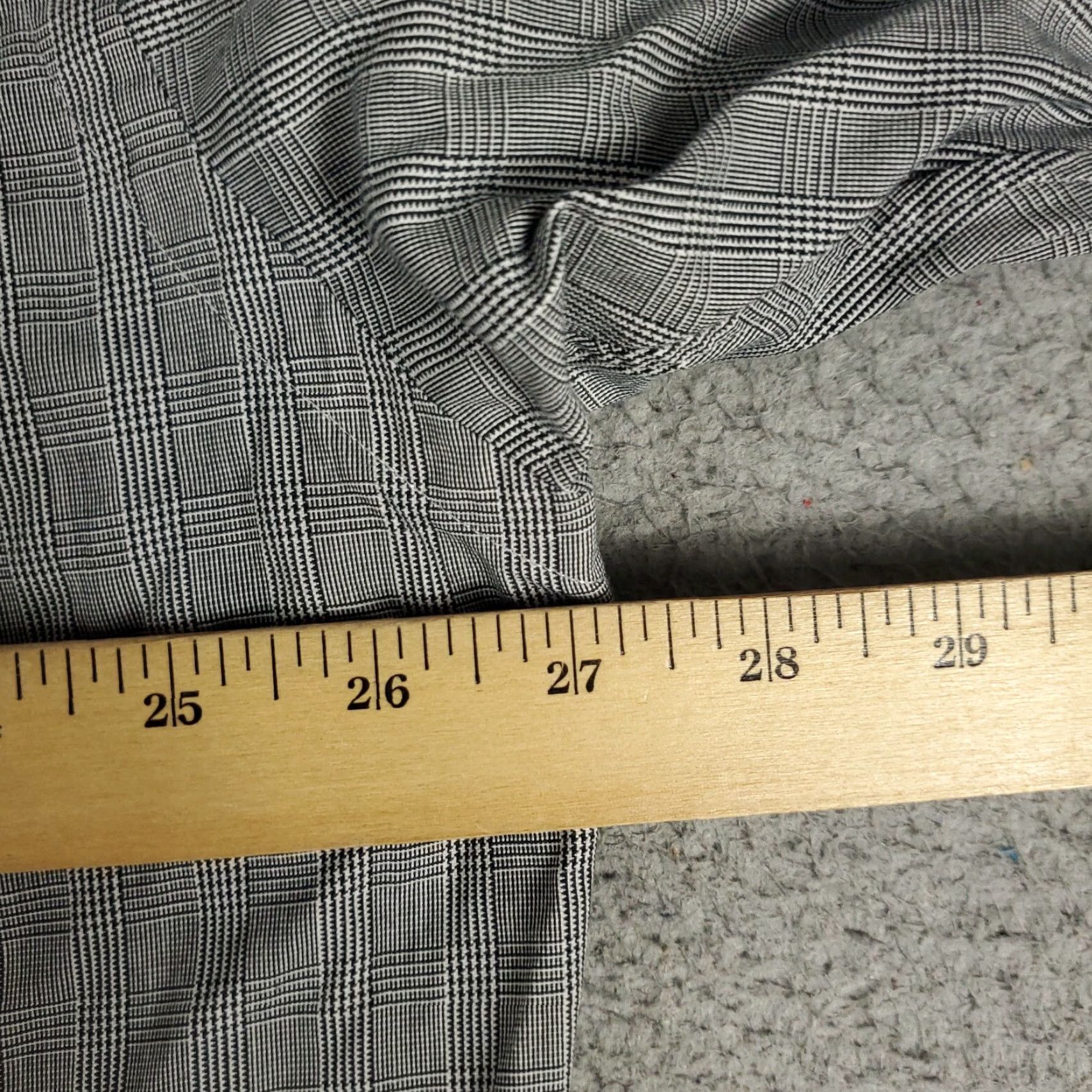 Ralph Lauren Ralph Lauren Dress Shirt Mens Size 17 Gray Plaid Button-Up Long Sleeve Classic Size 46R - 7 Thumbnail