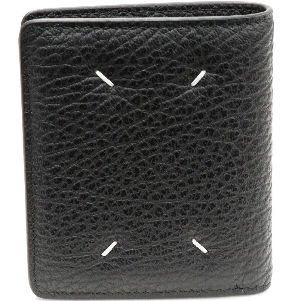 Maison Margiela Maison Margiela Maison Margiela Grain Calf Leather Bifold Wallet Leather Short Wallet S56UI0140P4455T8013 DUTY FREE for USA Size ONE SIZE - 1 Thumbnail
