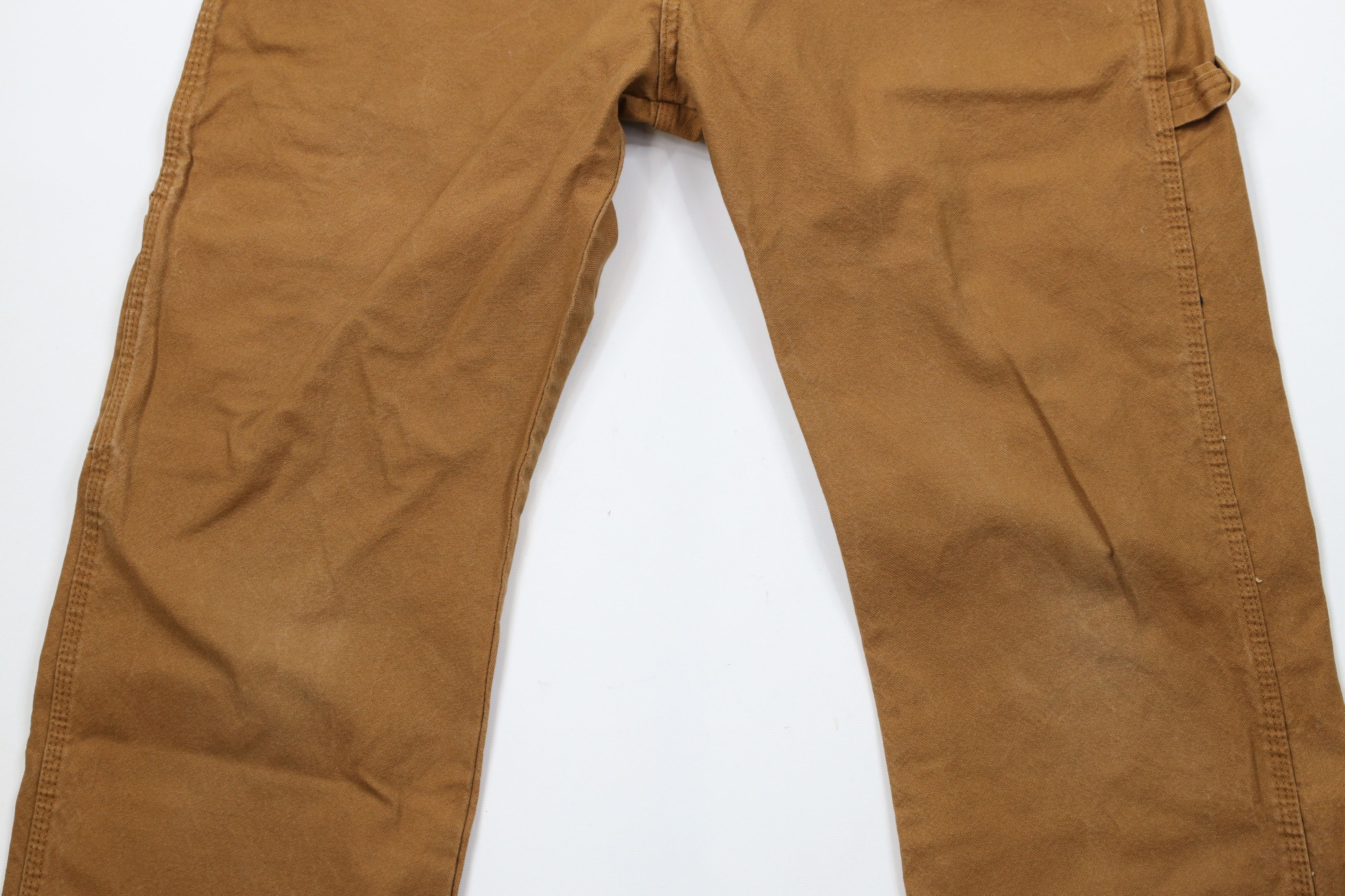 Dickies × Vintage Vintage Y2K Dickies Canvas Wide Leg Dungaree Pants Duck Size US 32 / EU 48 - 3 Thumbnail