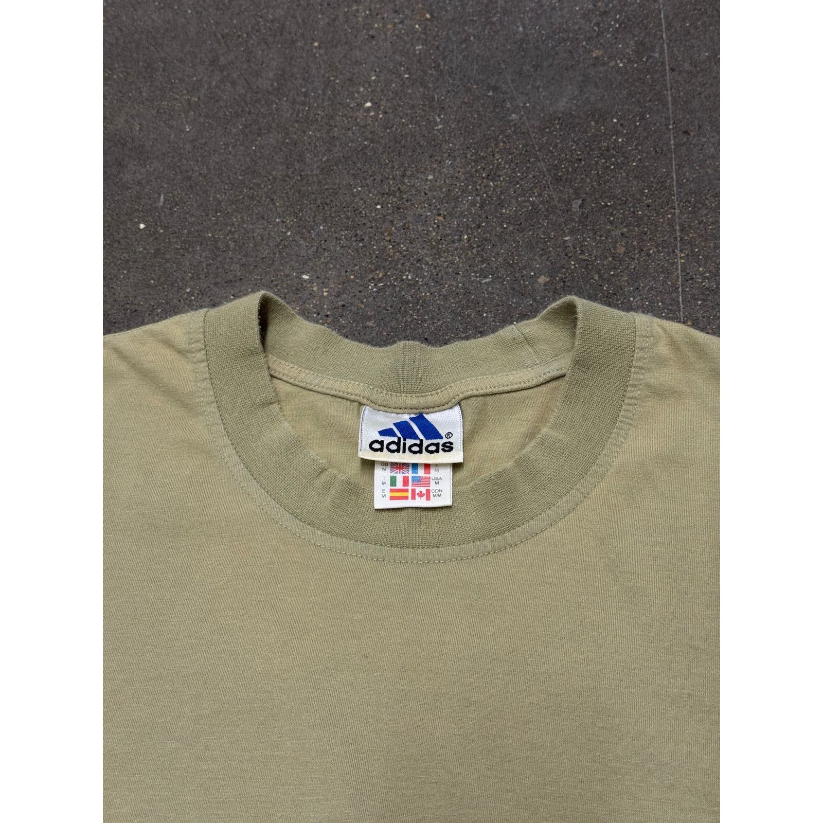 Adidas Vintage 1990s Adidas Soccer T-Shirt Size US L / EU 52-54 / 3 - 5 Thumbnail