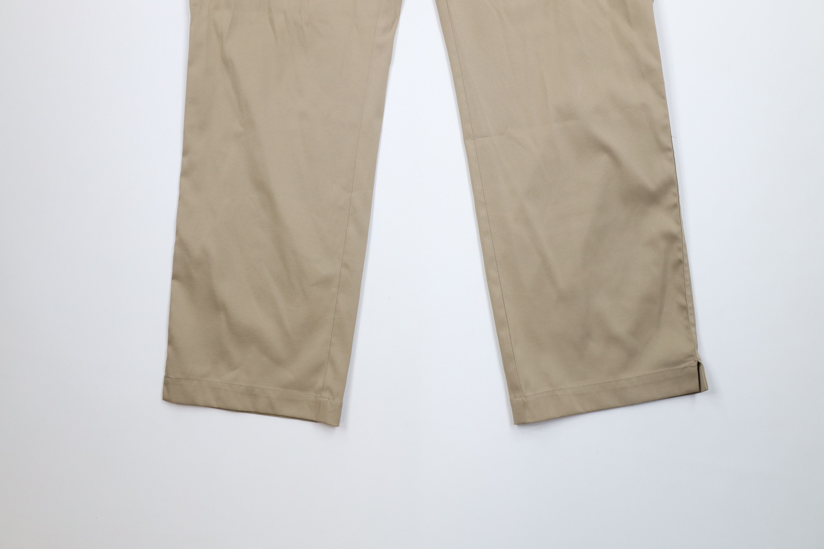 Nike Vintage Nike Golf Mini Swoosh Wide Leg Chino Pants Beige Size US 38 / EU 54 - 4 Thumbnail