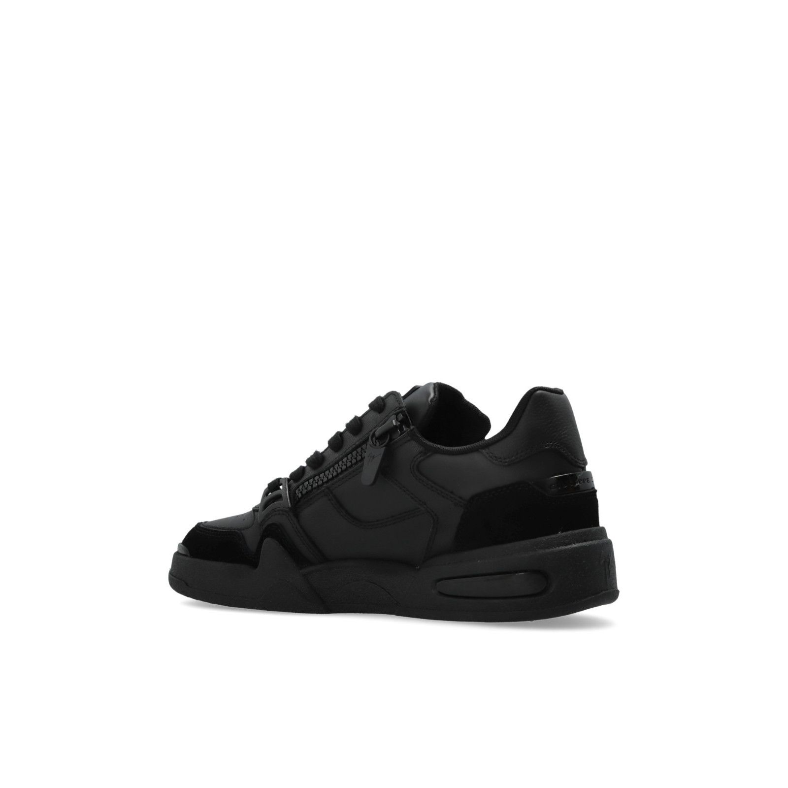 Giuseppe Zanotti GIUSEPPE ZANOTTI Ghost Black Leather Sneakers New & Authenti Size US 10.5 / EU 43-44 - 3 Thumbnail
