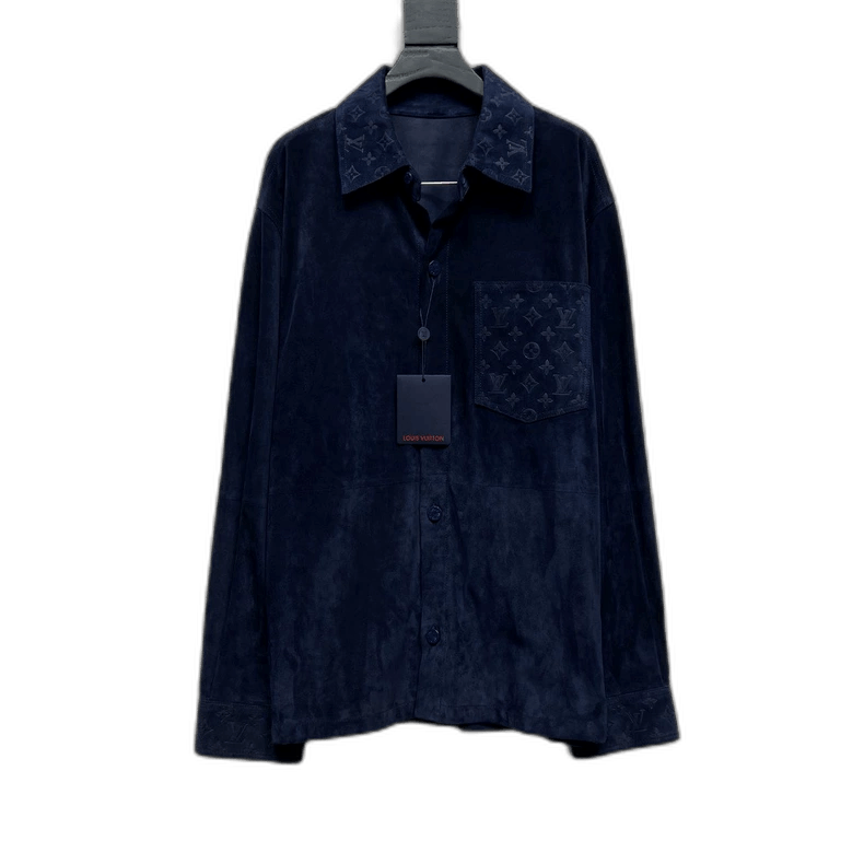 Louis Vuitton Louis Vuitton Suede Shirt Jacket Size 52-2506 Size US L / EU 52-54 / 3 - 1 Thumbnail