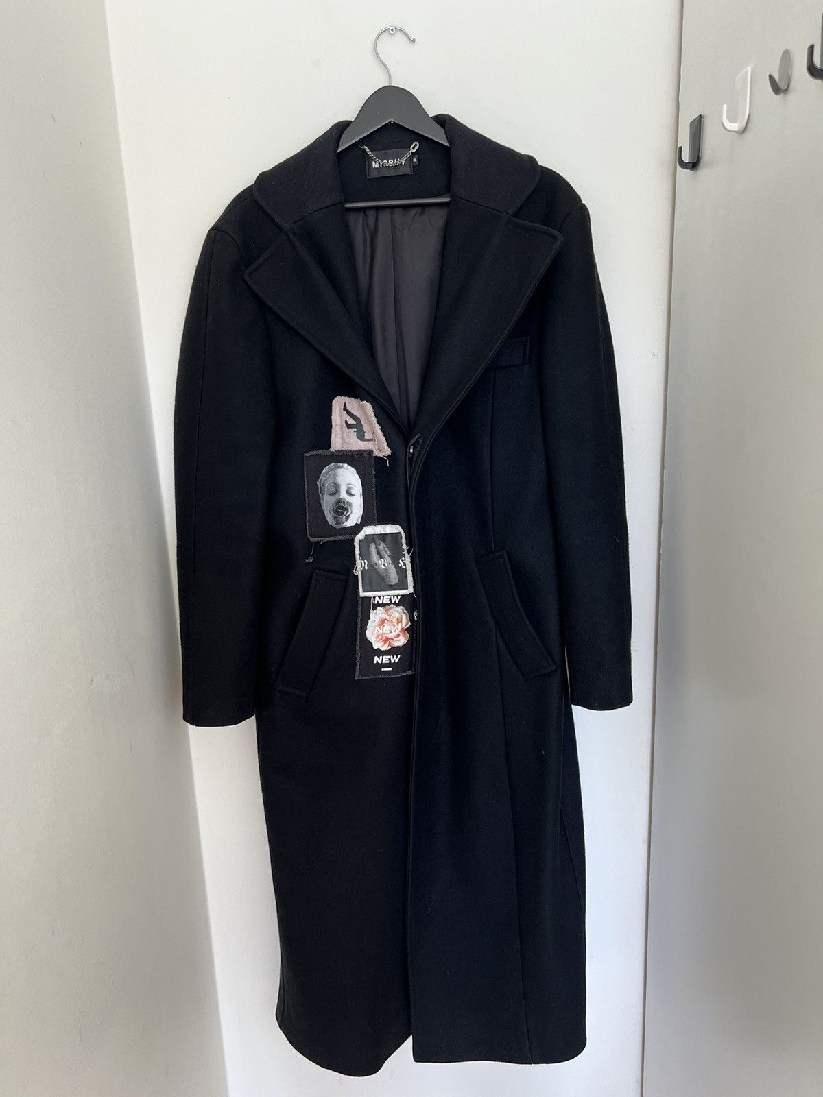 image of Misbhv Oversized Coat in Black, Men's (Size Medium)