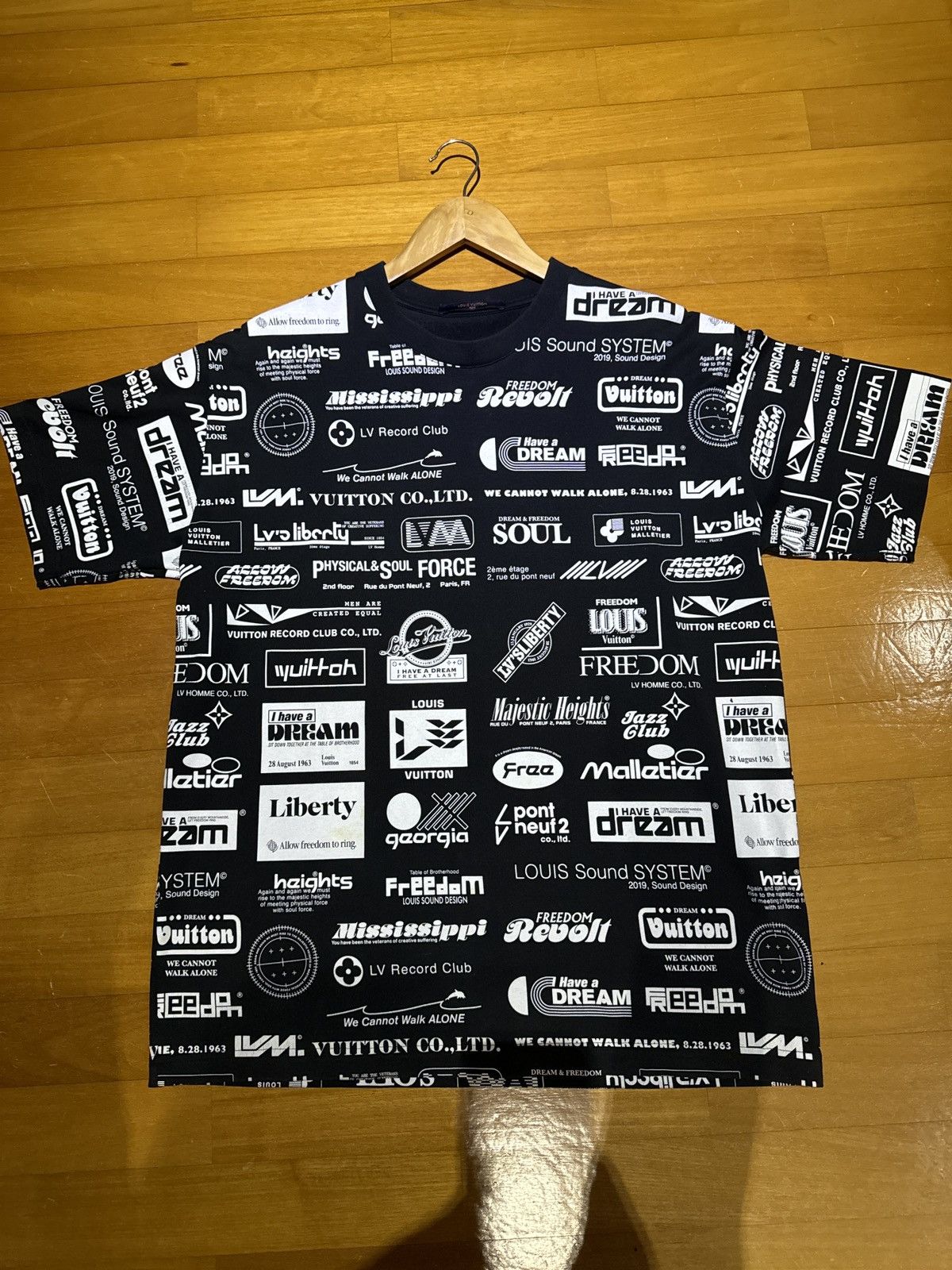 LV Allover Logo Tshirt Virgil Abloh