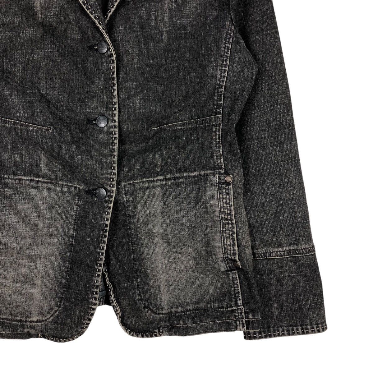 Marithe + Francois Girbaud 📌Cropped Chore Biker Jacket Denim Marithe Francois Girbaud Size US M / EU 48-50 / 2 - 6 Thumbnail