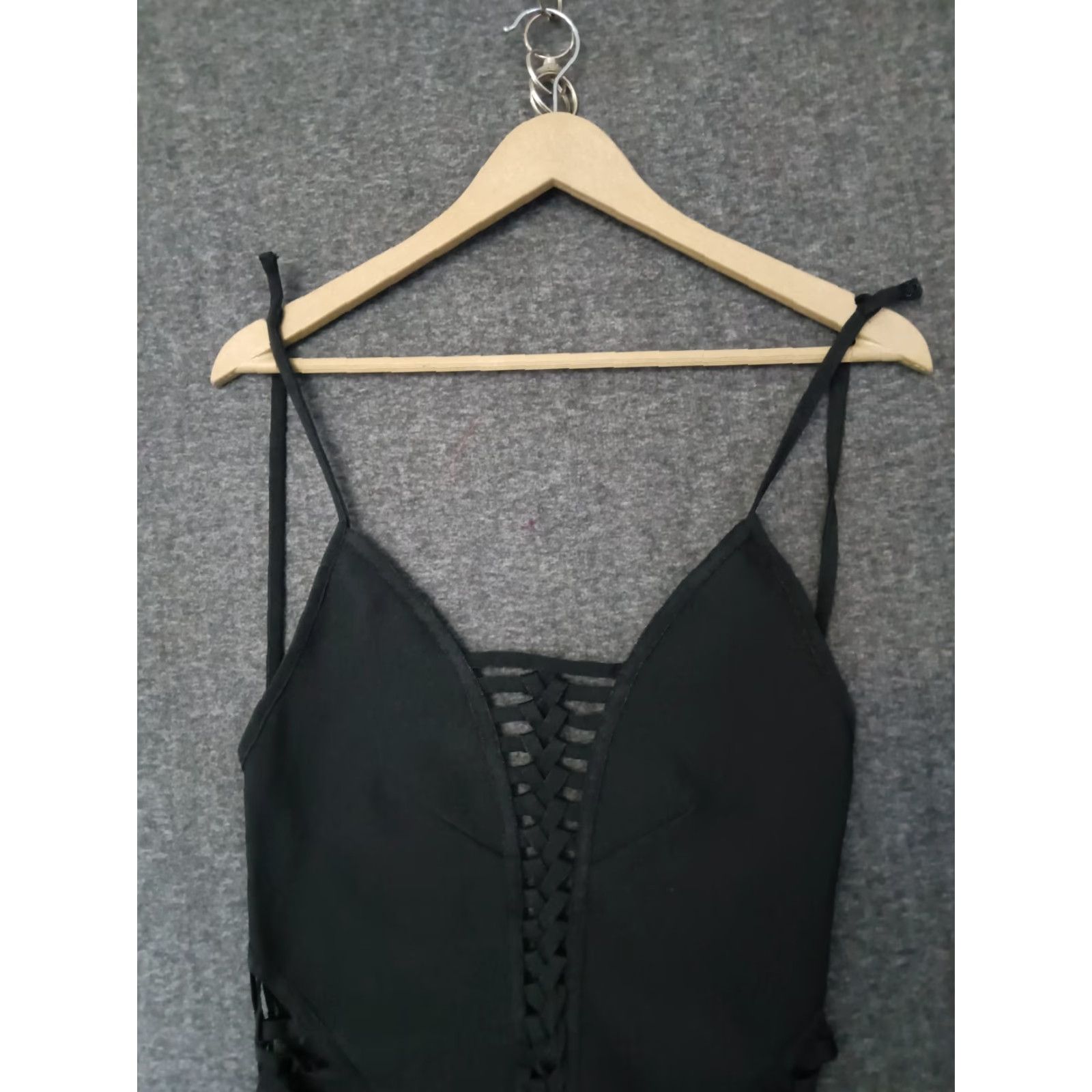 Vintage Codigo One Piece Swimsuit S Strappy Open Back Black Bathing Suit Size S / US 4 / IT 40 - 3 Thumbnail