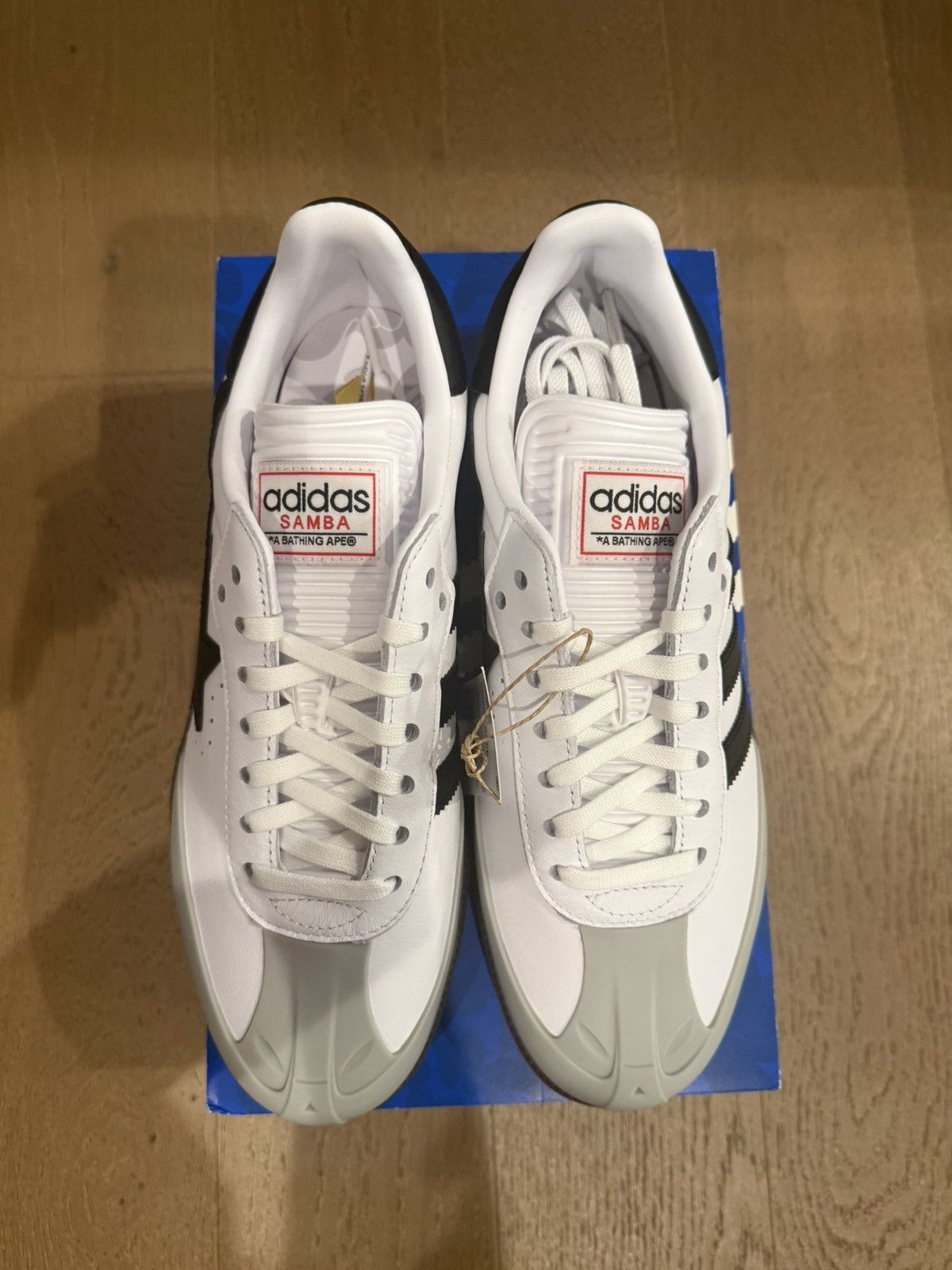 Adidas × Bape Men's Adidas x BAPE Samba | Size 8.5 | White Black Gum m Size US 8.5 / EU 41-42 - 6 Thumbnail