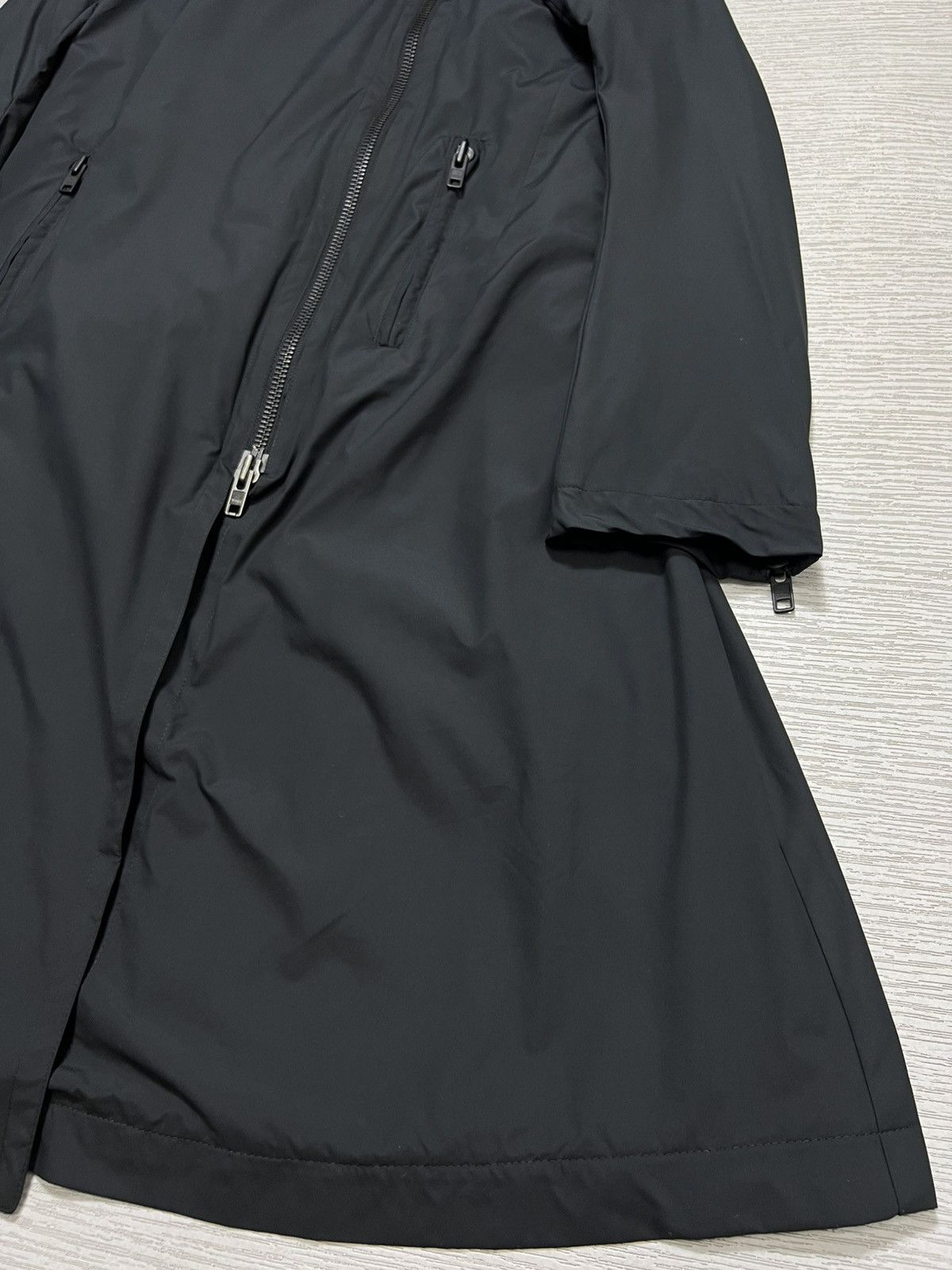 Ann Demeulemeester Ann Demeulemeester - Asymmetrical Zip Belted Trench Coat Size XS / US 0-2 / IT 36-38 - 8 Thumbnail