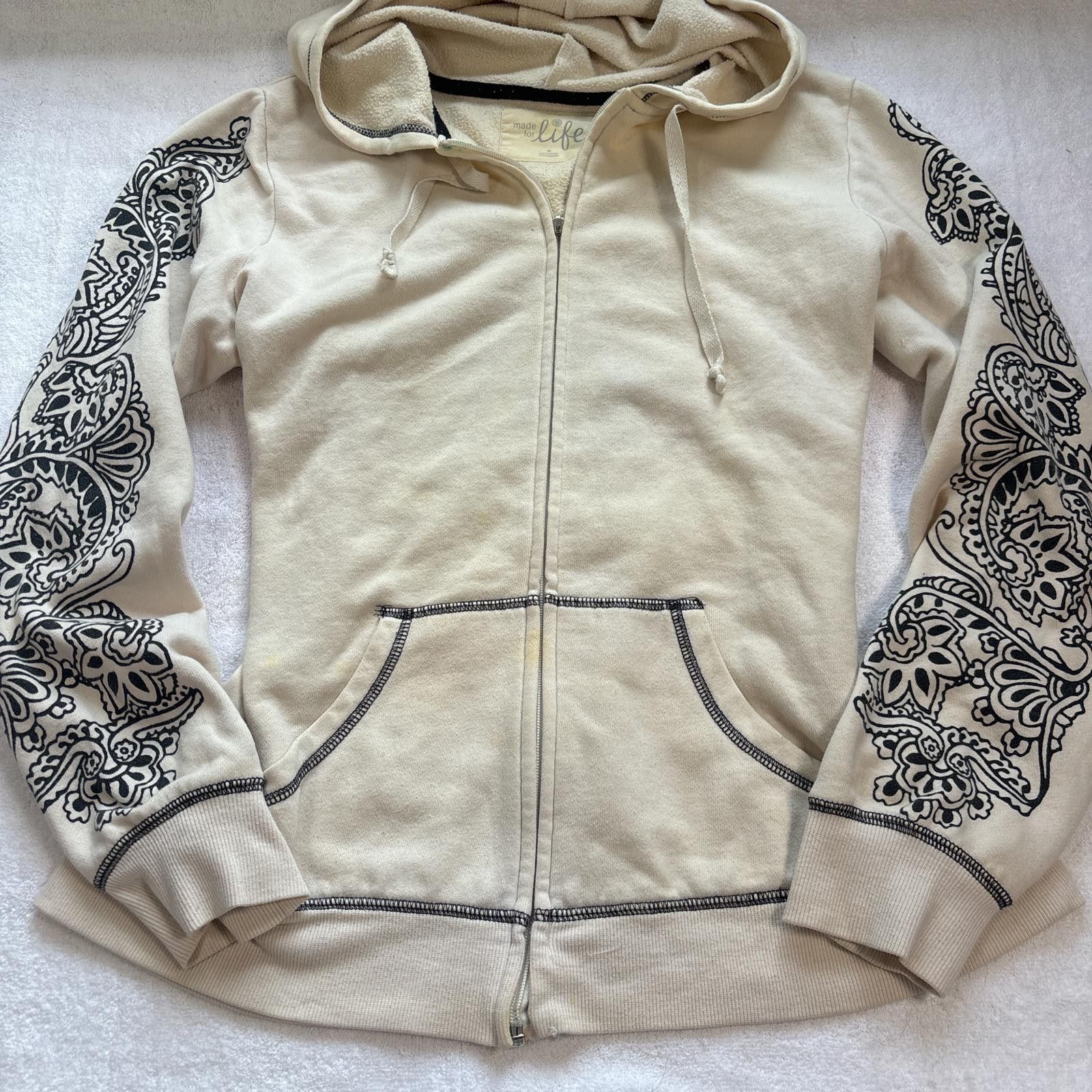 Other y2k grunge floral graphic zip up Size M / US 6-8 / IT 42-44 - 2 Thumbnail