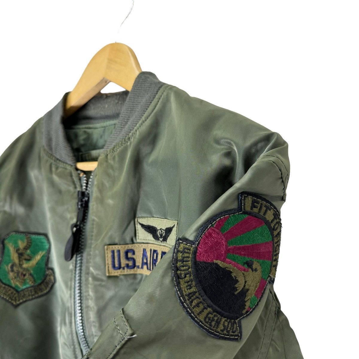 Alpha Industries ☀️ALPHA INDUSTRIES MA-1 FLYER BOMBER RIOT JACKET Size US L / EU 52-54 / 3 - 6 Thumbnail