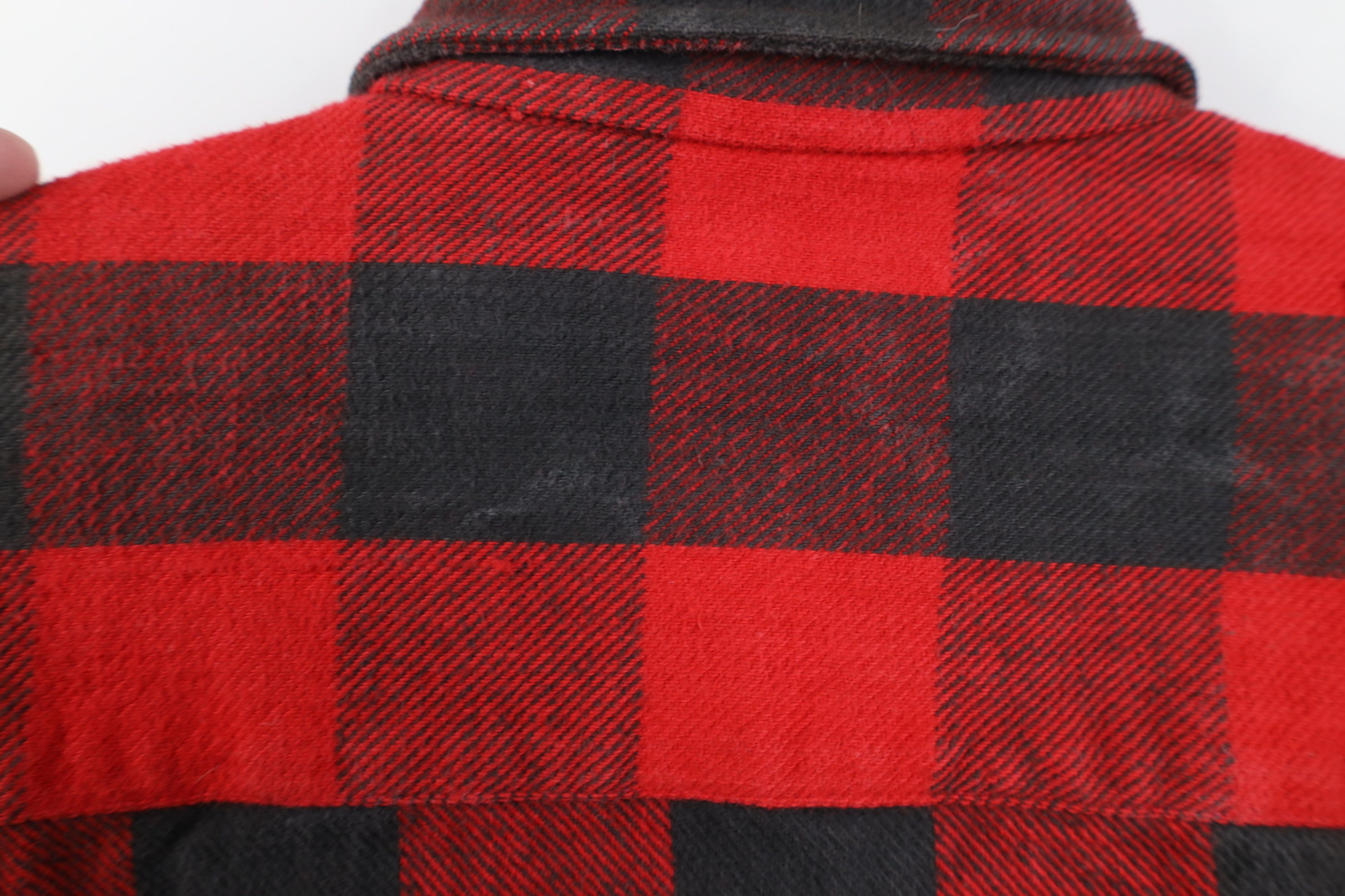 Vintage Vintage 90s Streetwear Heavyweight Button Shirt Plaid Size US M / EU 48-50 / 2 - 11 Thumbnail