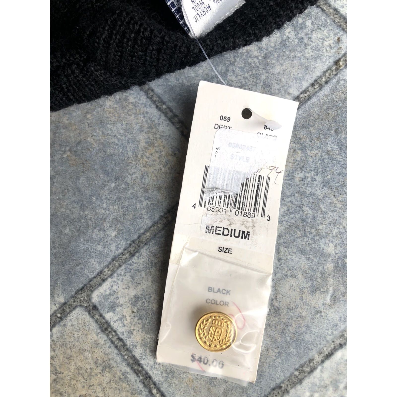 Vintage NWT Club Classics Vest Wool Acrylic Size M Black Womens Size M / US 6-8 / IT 42-44 - 3 Thumbnail