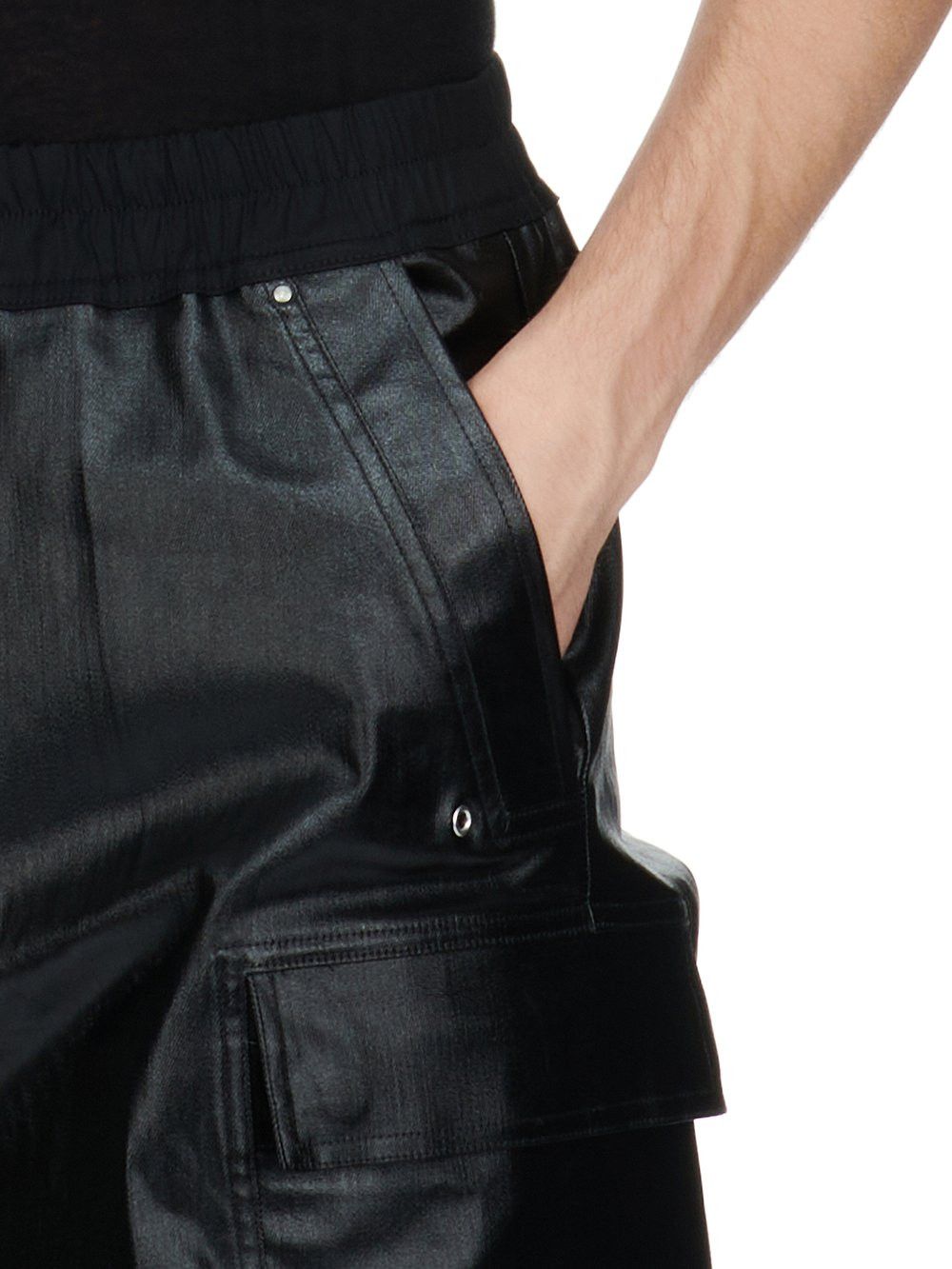 Rick Owens o1s1v1n0724 Cargo Pants in Black Size US 34 / EU 50 - 6 Thumbnail