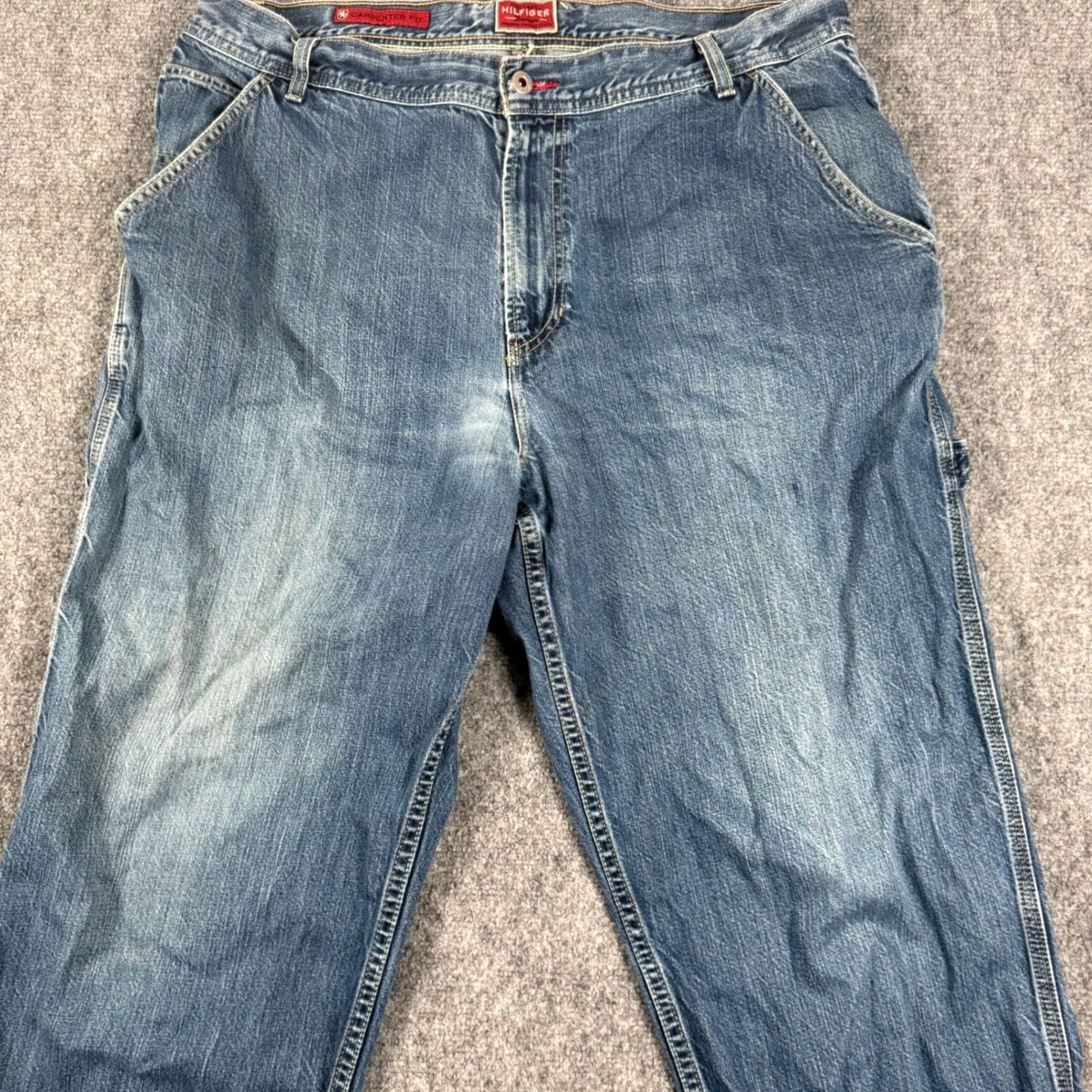 Tommy Hilfiger Tommy Hilfiger Carpenter Jeans Denim Workwear Utility Pants 36 Y2K Retro VTG Mens Blue Jeans Relaxed Fit Carpenter Shirt? Size US 36 / EU 52 - 3 Thumbnail