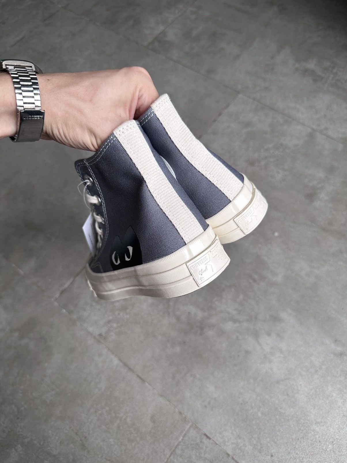 Comme des Garcons PLAY × Converse CDG PLAY x CONVERSE HI CHUCK TAILOR 70 Size US 7 / IT 37 - 10 Thumbnail