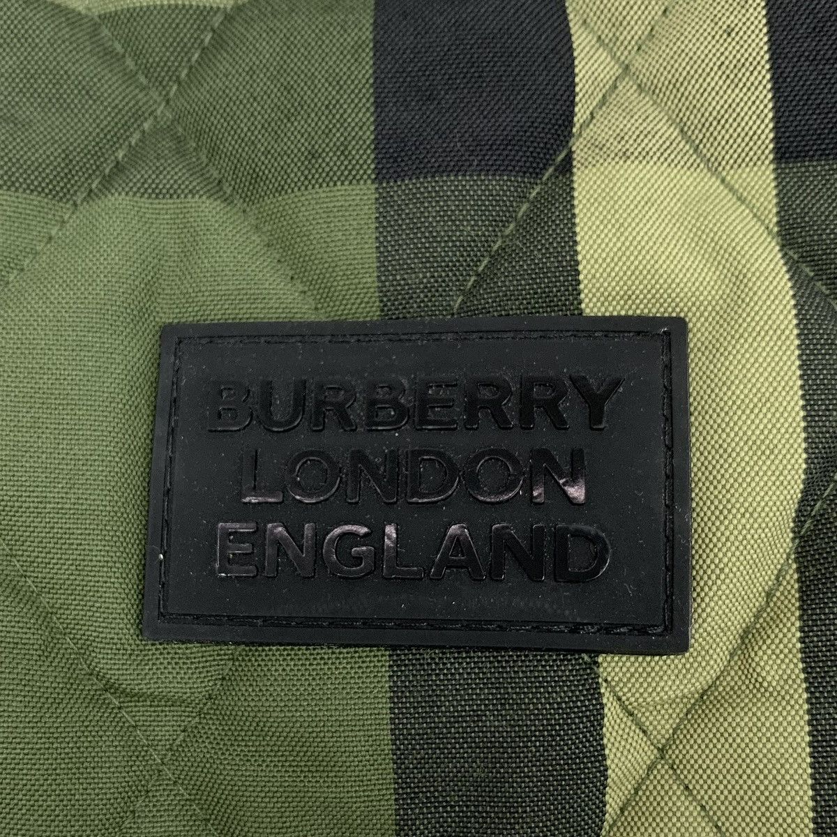 Burberry Burberry army green diamond plaid cotton jacket Size S / US 4 / IT 40 - 5 Thumbnail