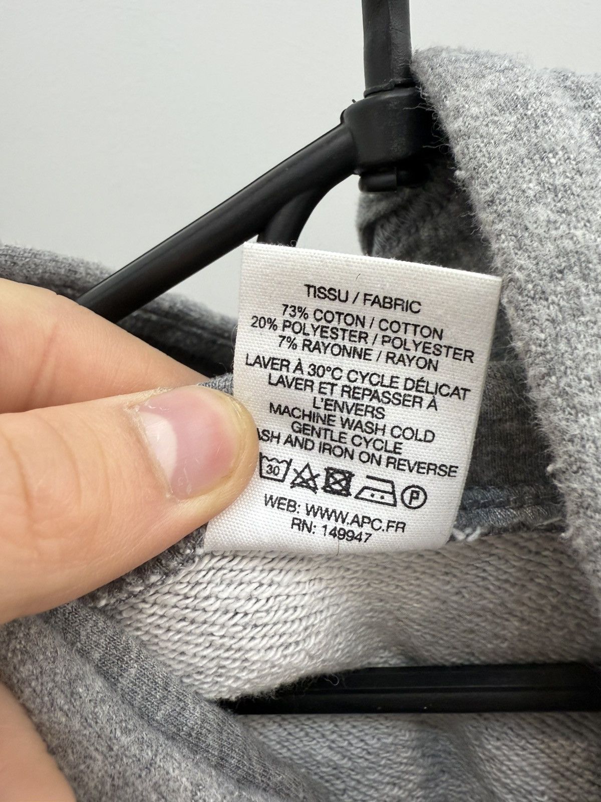 A.P.C. A.P.C. US Made Logo Hoodie Size US M / EU 48-50 / 2 - 4 Thumbnail