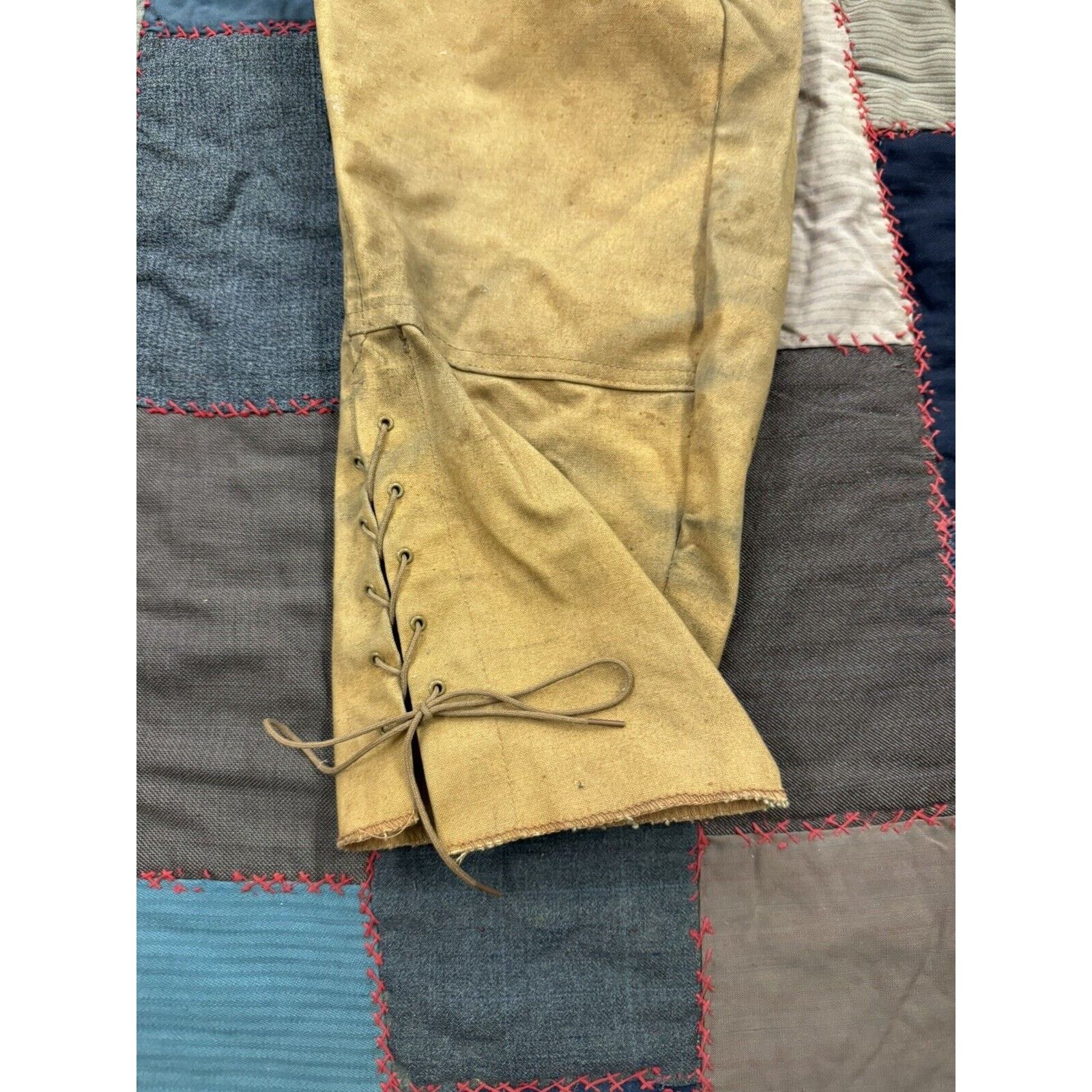 Other Vintage 1930 Union Made Canvas Breeches Hunting W32 X L26 Size US 32 / EU 48 - 6 Thumbnail