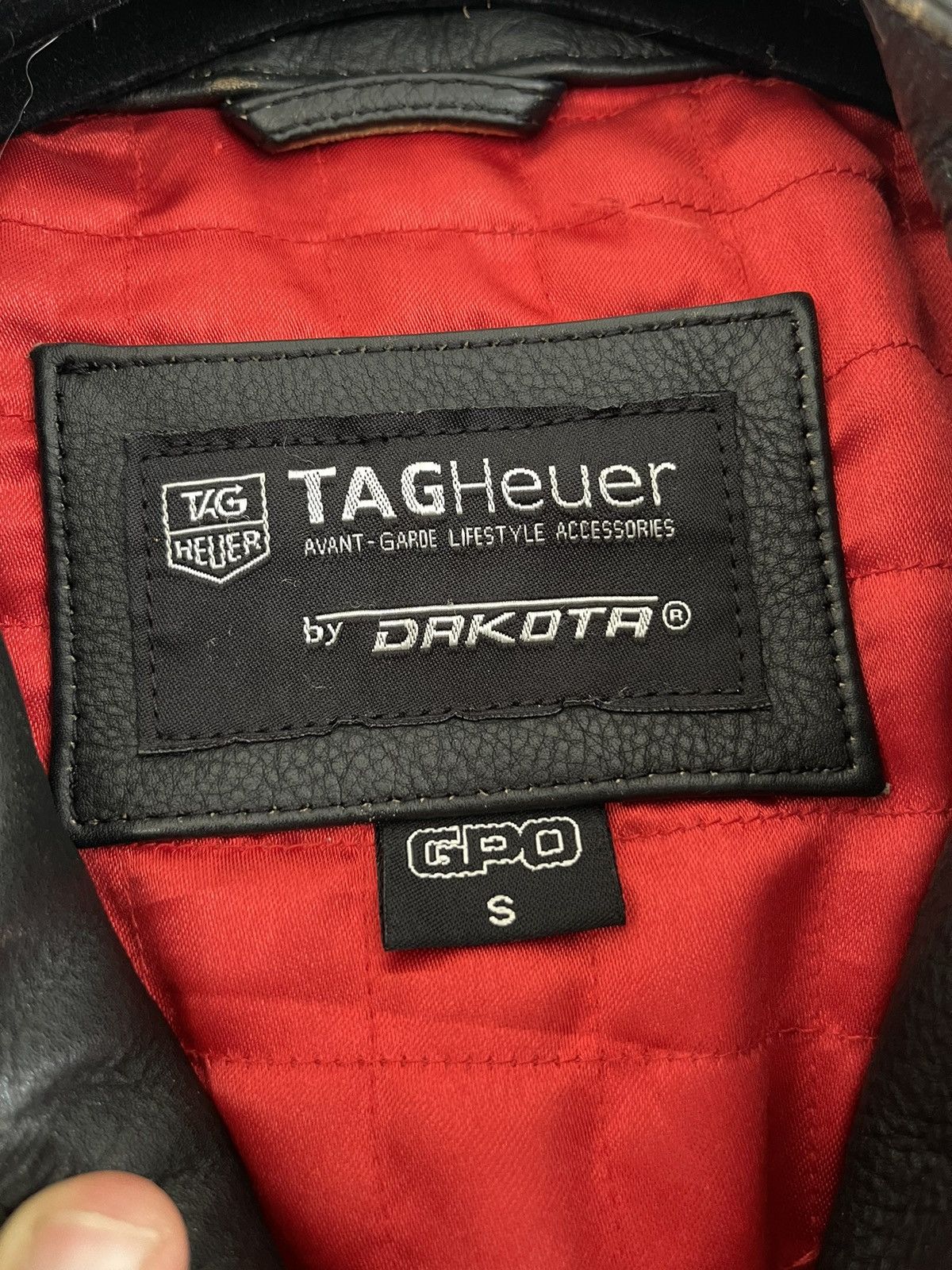 Tag Heuer Tag Heuer Black Leather Steve Mcqueen Jacket by Dakota Size US S / EU 44-46 / 1 - 6 Thumbnail