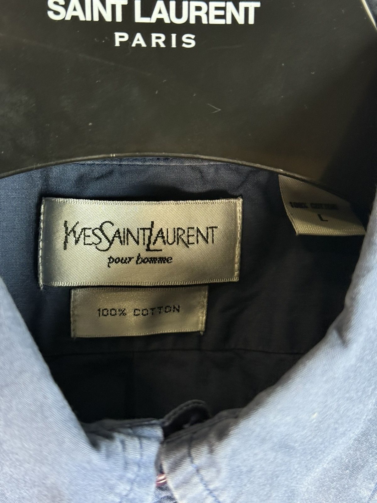Yves Saint Laurent Cotton YSL Shirt Summer Button Up Luxury y2k Casual Collar Size US L / EU 52-54 / 3 - 5 Thumbnail