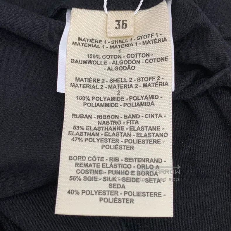Hermes Hermes Black Cotton Drawstring Side Slit Long Sleeve Jacke Size XS / US 0-2 / IT 36-38 - 6 Thumbnail