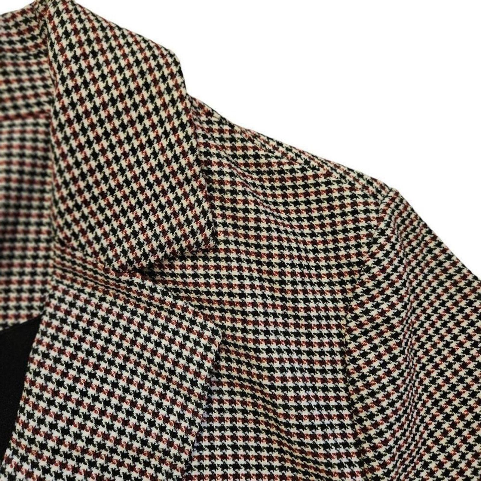Adrianna Papell Vintage adrianna papell houndstooth blazer Size L / US 10 / IT 46 - 5 Thumbnail