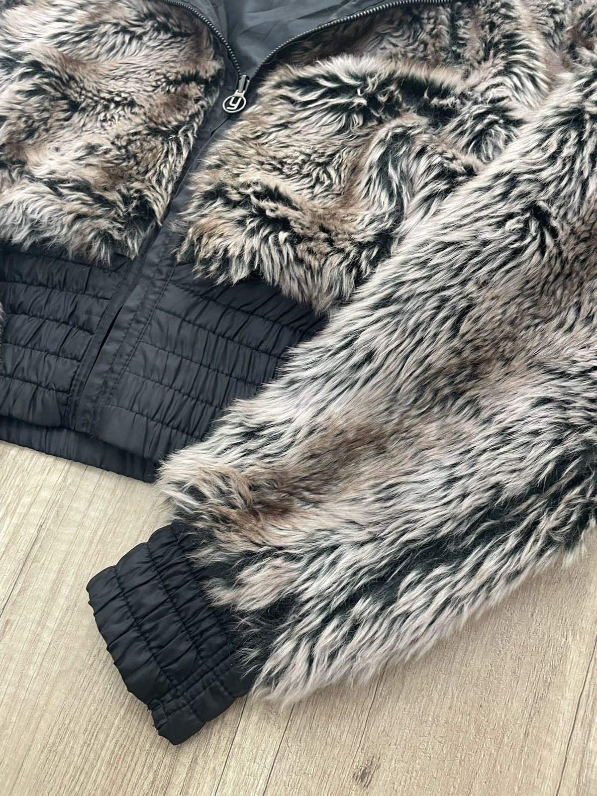 Le Grande Bleu (L.G.B.) Archive carti style legrandebleu furfuzzy cropped bomber y2k Size US M / EU 48-50 / 2 - 4 Thumbnail