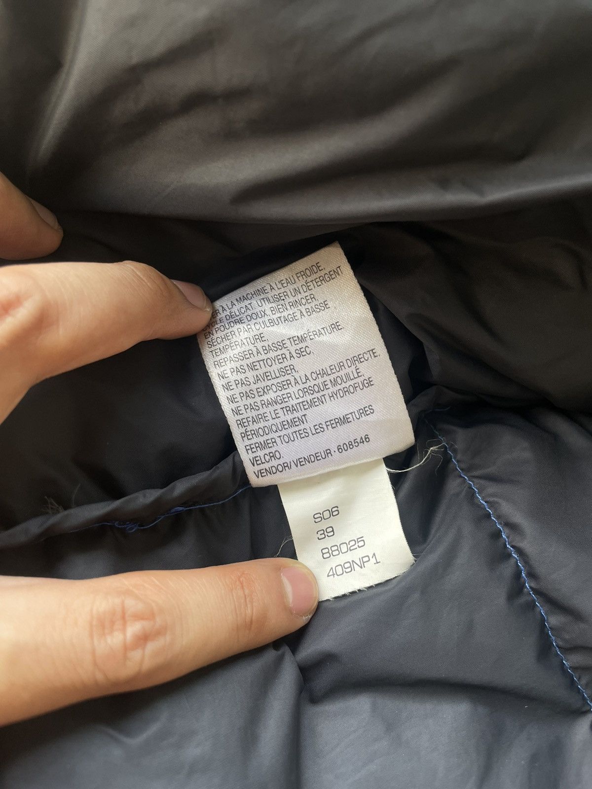 The North Face × Vintage The NorthFace 700 Blue Nuptse Vintage Puffer Jacket Size US M / EU 48-50 / 2 - 16 Thumbnail